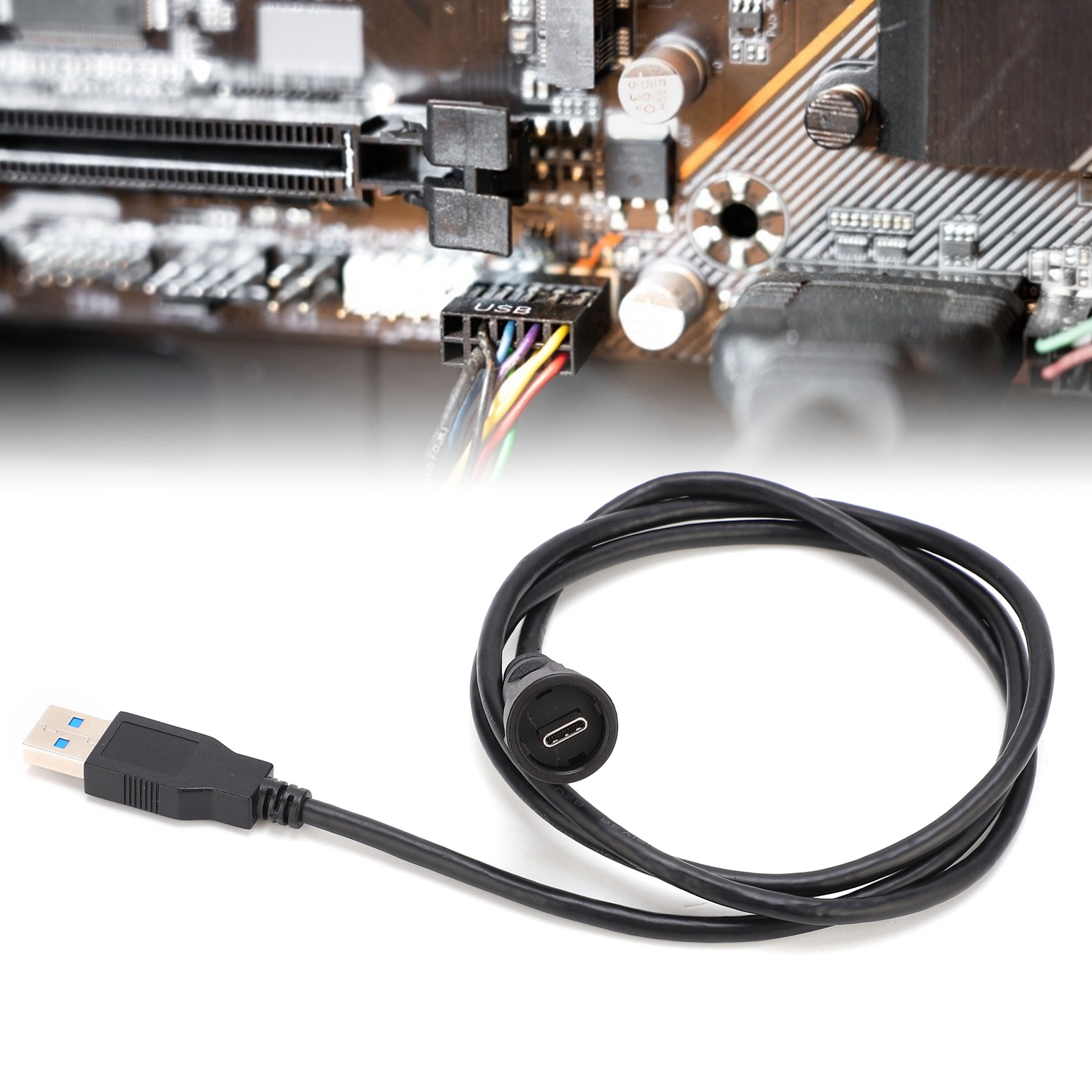 Wasserdichter Usb-anschluss E10tpc-ba-m/u3-am Typ-c-stecker/usb-3.0-stecker Mit 2 M Kabel
