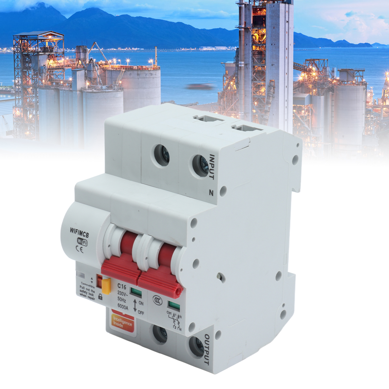 Intelligenter 2-poliger Schalter Mit Fernbedienung, Wlan Und Bluetooth, 16-a-leistungsschalter
