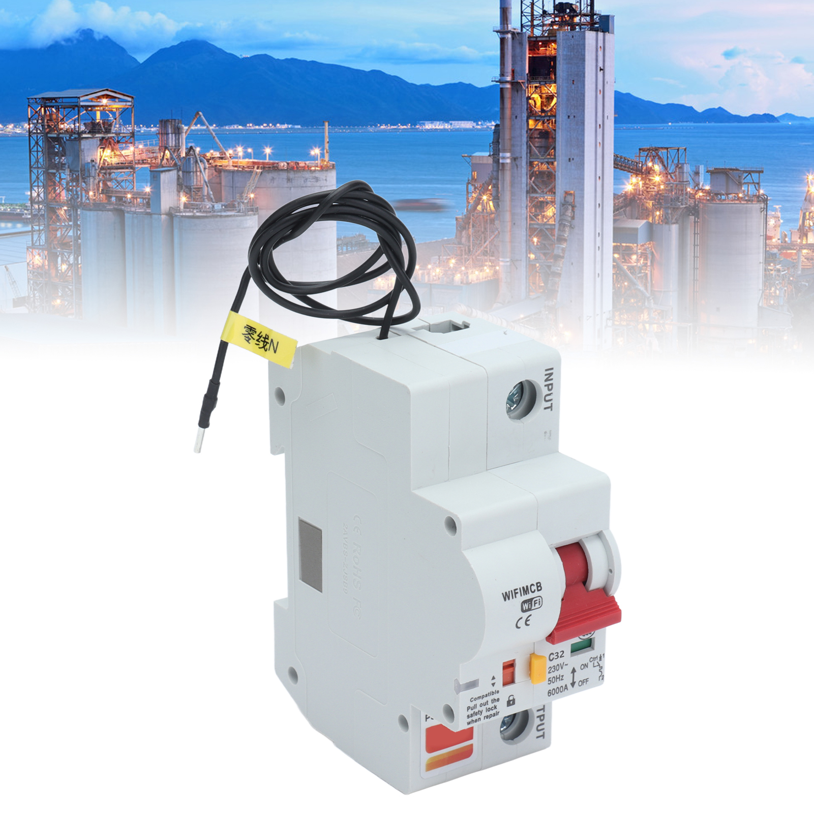 Intelligenter 1-poliger Schalter Mit Fernbedienung, Wlan Und Bluetooth, 32-a-leistungsschalter