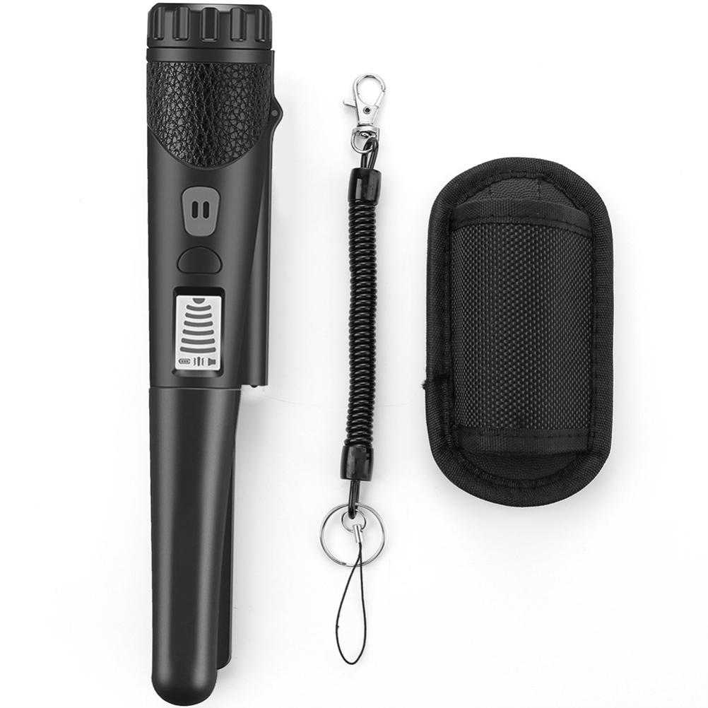 Tragbarer Metalldetektor Mit Vibrationsalarm, Präziser Metallortungsgerät, Geeignet Für Erwachsene Und Kinder, Für Outdoor-erkundungen, Schwarz.