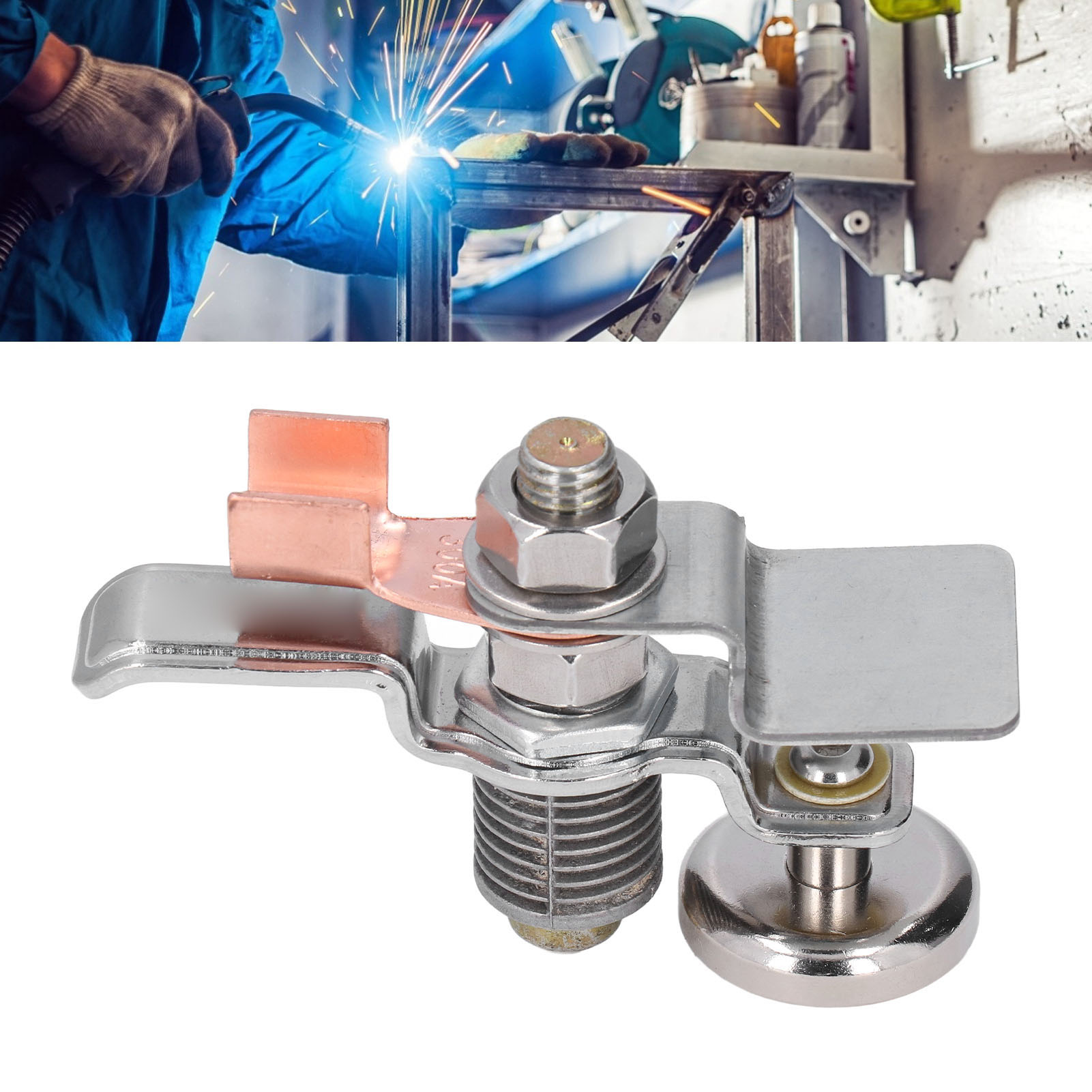 Magnetische Erdungsvorrichtung Für Schweißarbeiten, Feste Magnetische Erdungsklemme, Leistungsstarkes Magnetisches Erdungswerkzeug Mwgc1-300f3