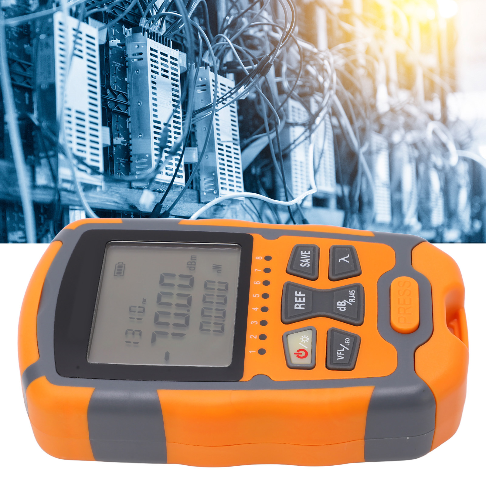 Aua-m70 Miniatur-lichtwellenleiter (mit Integrierter Rotlichteinheit) – Netzwerkkabelprüfung 70+10 Dbm, 4 In 1, 20 Mw
