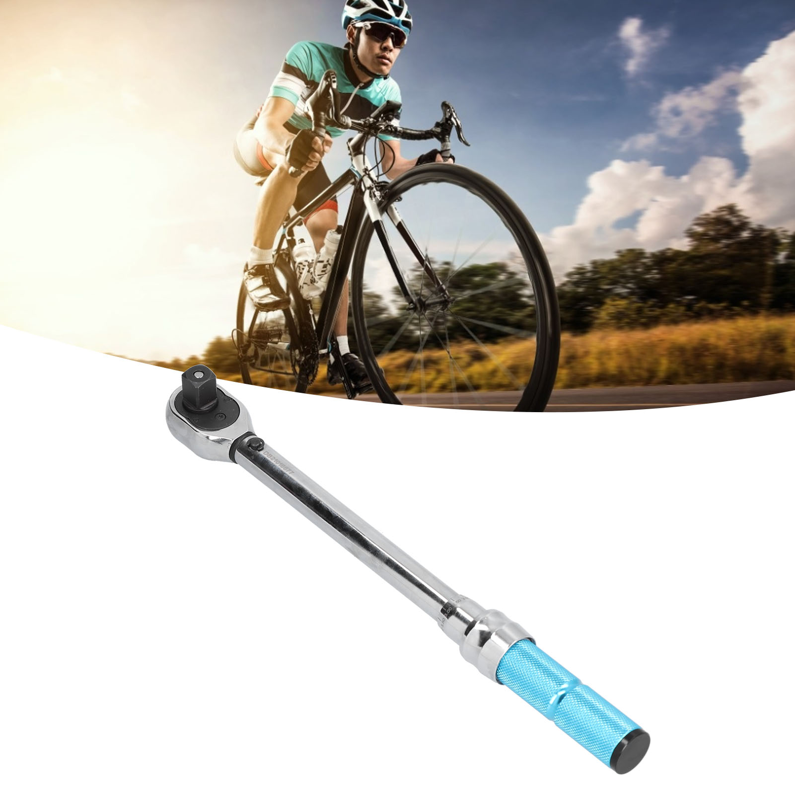 Stg-60 Drehmomentschlüssel Mit Voreinstellung, 1/2"-drehmomentschlüssel, 5–60 Nm, Hochpräzisions-fahrradwartungsset