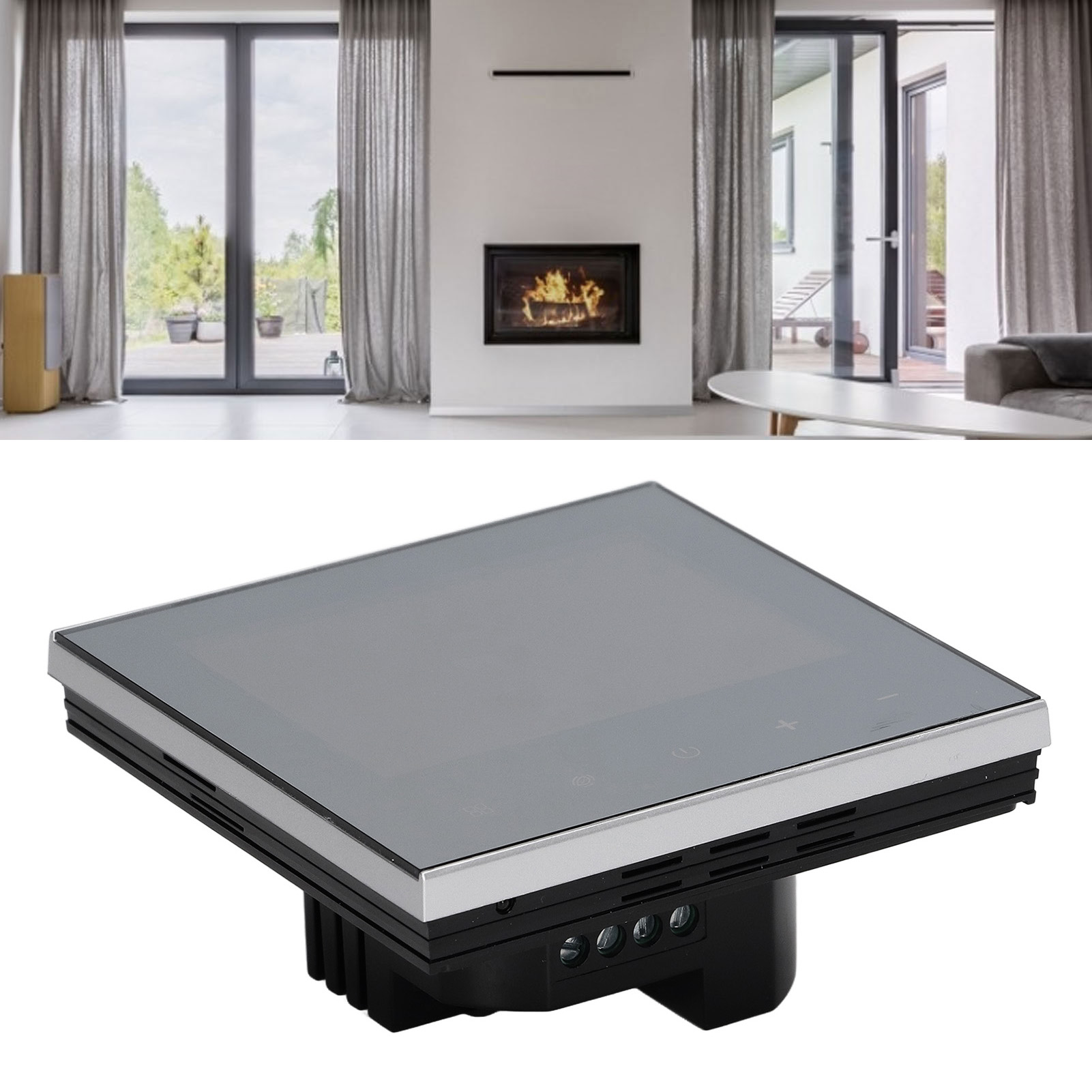 Me82bh Intelligenter Programmierbarer Lcd-touchscreen-thermostat Für Wasserführende Fußbodenheizungen, Wandmontierte Heizkessel Und Elektrische Fußbodenheizungen (wi-fi-modell 230 V Ac)