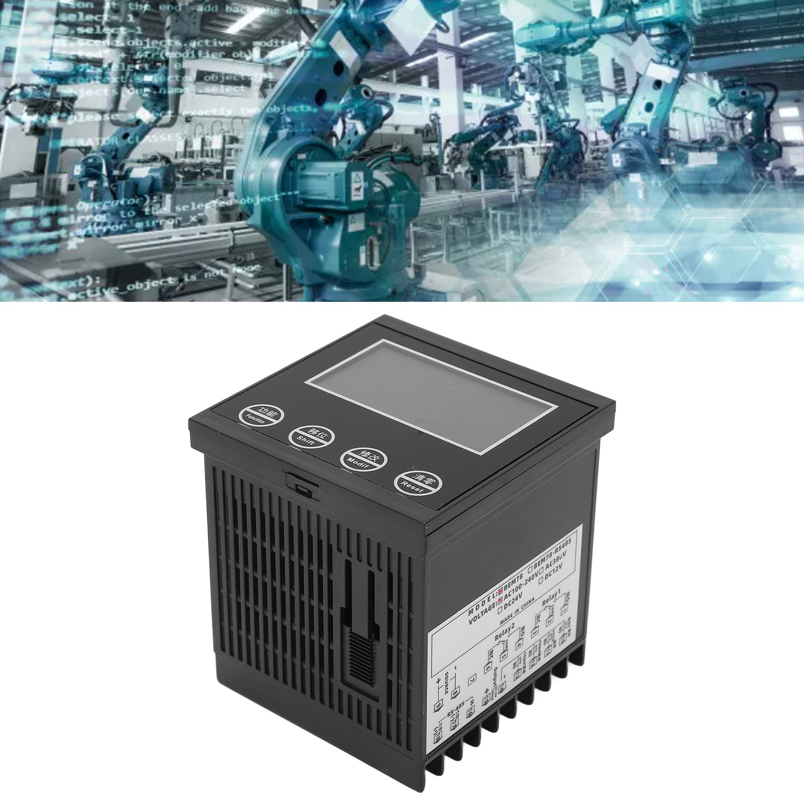 Berm 7272mm 6-stelliger Lcd-digitalzähler Für Industrielle Fertigungslinien, Timer Und Zählerableser