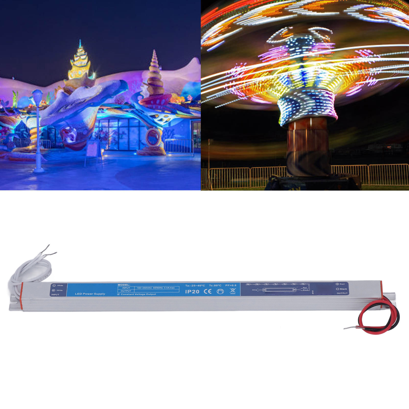 Miniatur-konstantspannungs-schaltnetzteil Für Leds Im Innenbereich, 180-250v Ac Eingang, 36w, Netzteil Für Lange Ultradünne Leuchtkästen/-streifen, 12v.