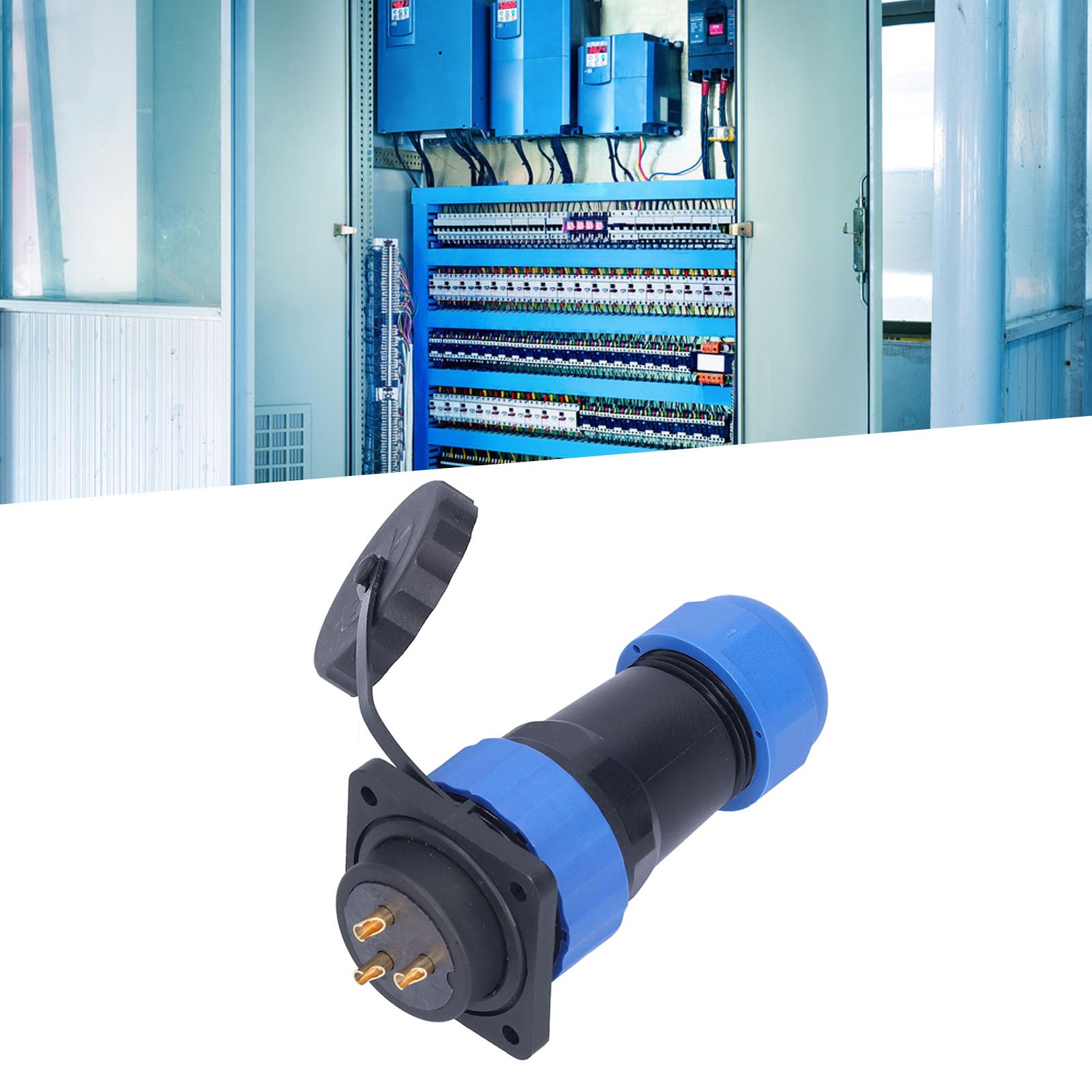 Sp28 Vierloch-quadratstecker, Ip68 Wasserdicht, Für Die Luftfahrt, Stecker Und Buchse, 380 V, 25 A, 3 Pins