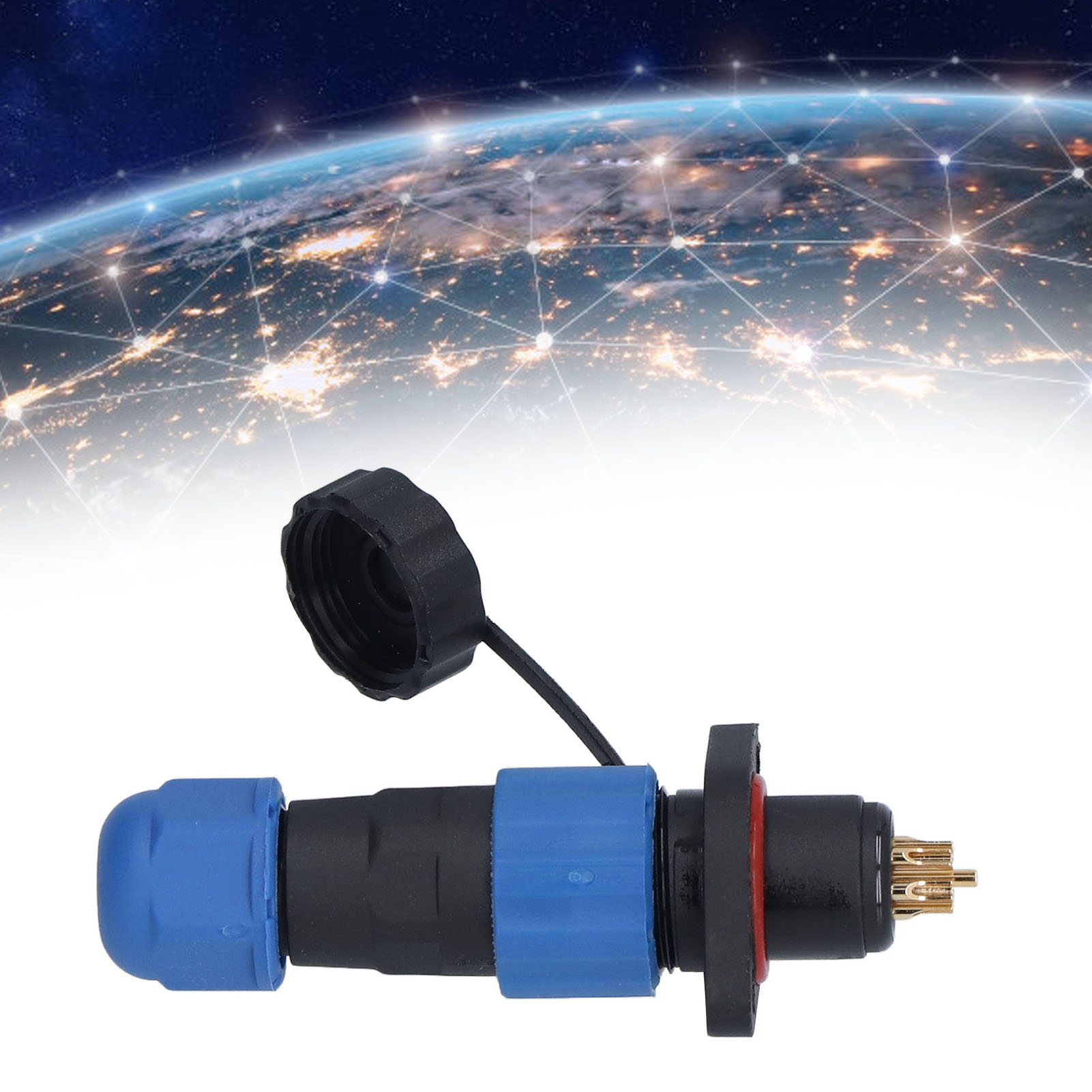 Sp13 Flanschstecker, Wasserdicht, Für Die Luftfahrt Ip68, Stecker Und Buchse, 7 Pins