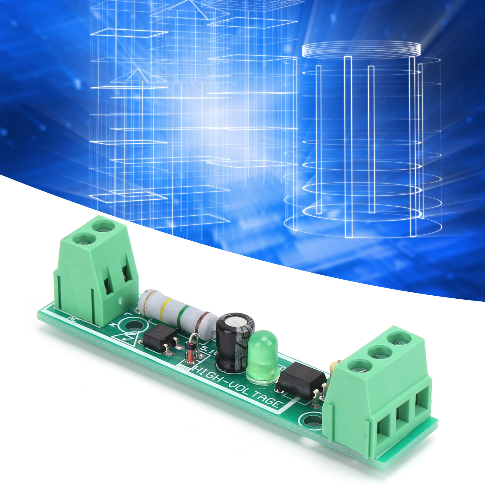 1/3/8-kanal-220-v-ac-optokopplermodul, 220-v-optokoppler-isolationserkennung, 220-v-spannung Kompatibel Mit Speicherprogrammierbaren Steuerungen.
