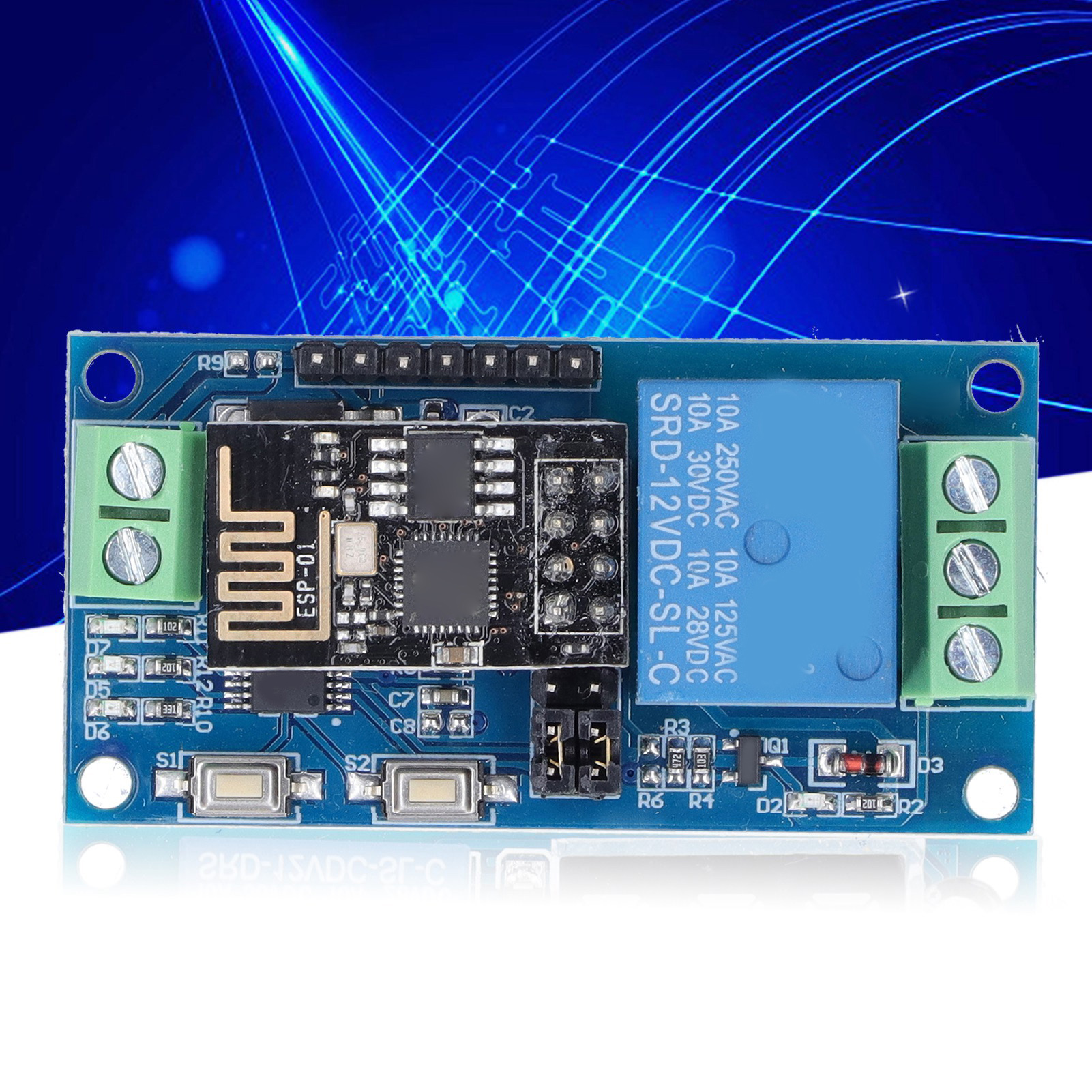 Esp8266 12v Wi-fi-repeater Für Smart-home-iot, Steuerbar Per Mobil-app Und Fernbedienung