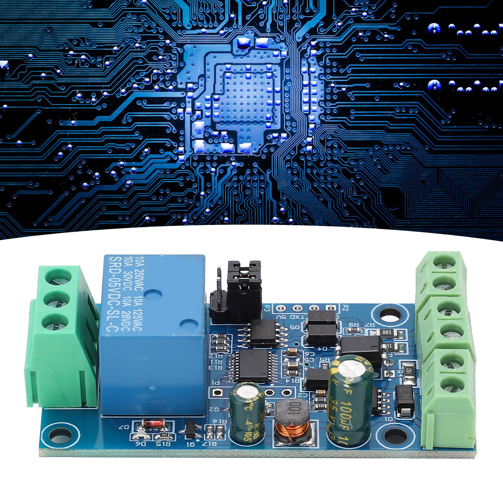 Modbus Rtu Rs485/ttl-relaismodul Mit Einem Eingang/ausgang Und Verpolungsschutz