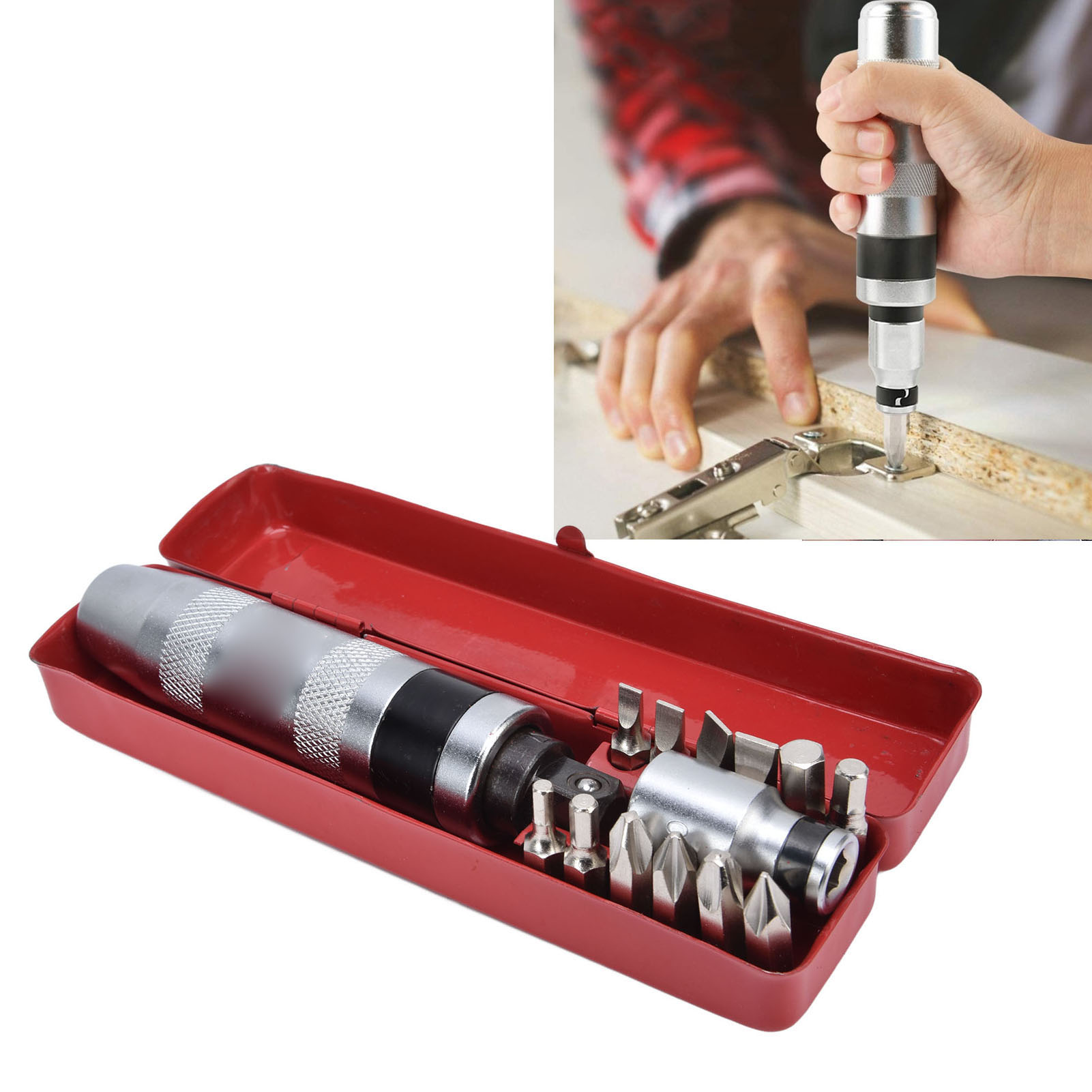 14-teiliges Metall-schlagschrauber-set, Schlagschrauber-set, Schlagschrauber-set