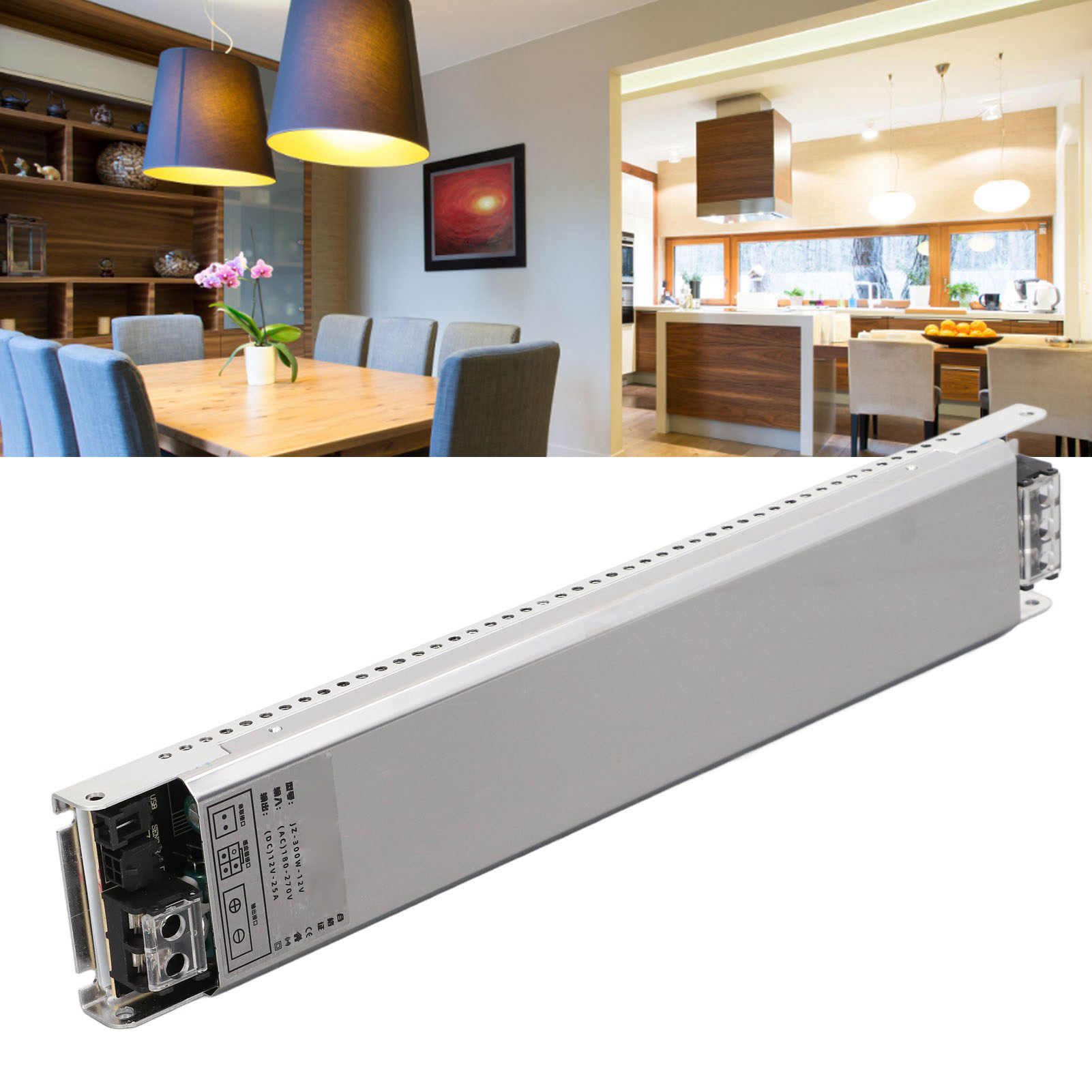 Einfaches 300-w-smart-netzteil Mit Sensorsteuerung Für Led-leuchtkästen, Schränke Und Intelligente Hausstromversorgung (12 V 300 W)