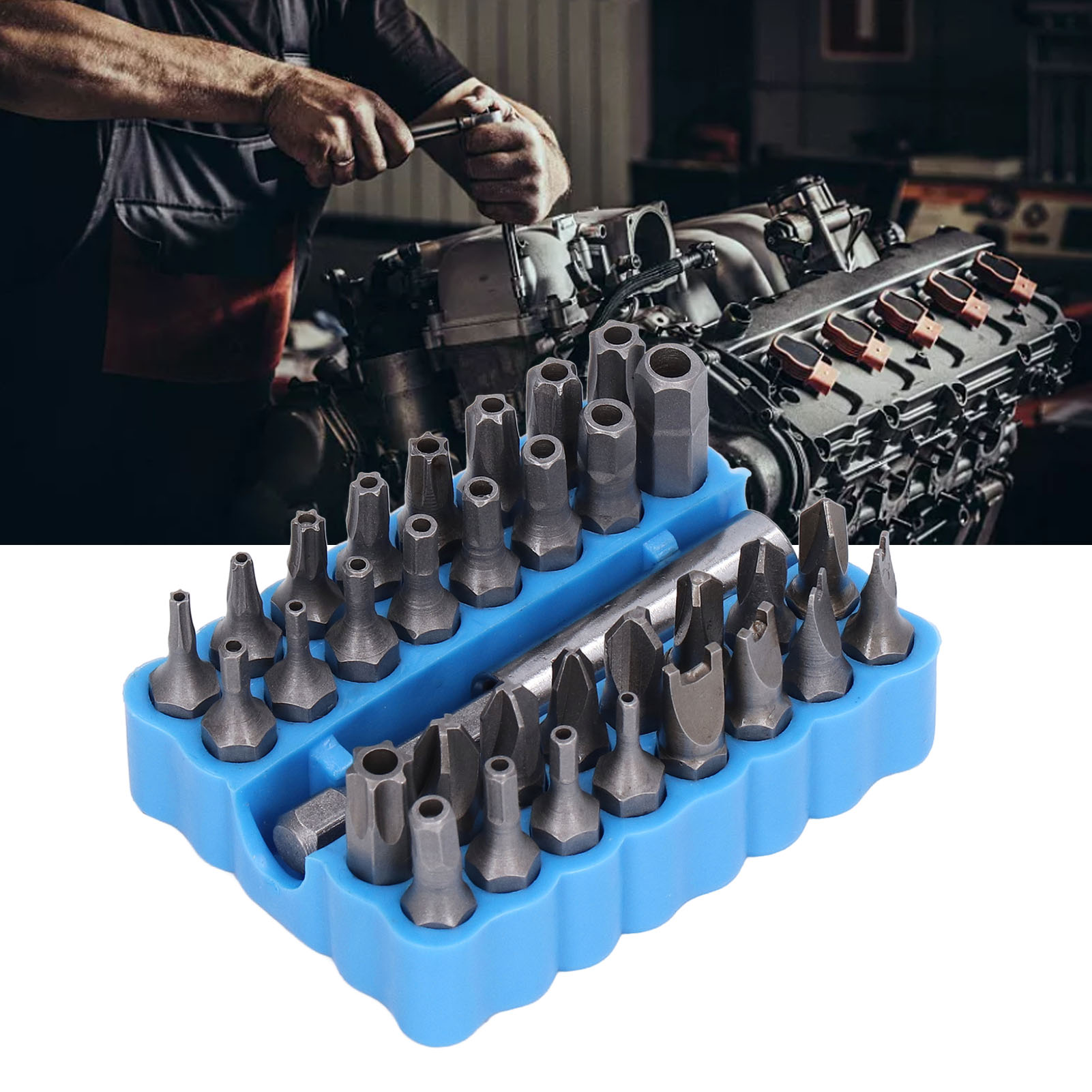 Set Mit 33 Hohlschraubendreherbits, Sicherheitsbohrer-set
