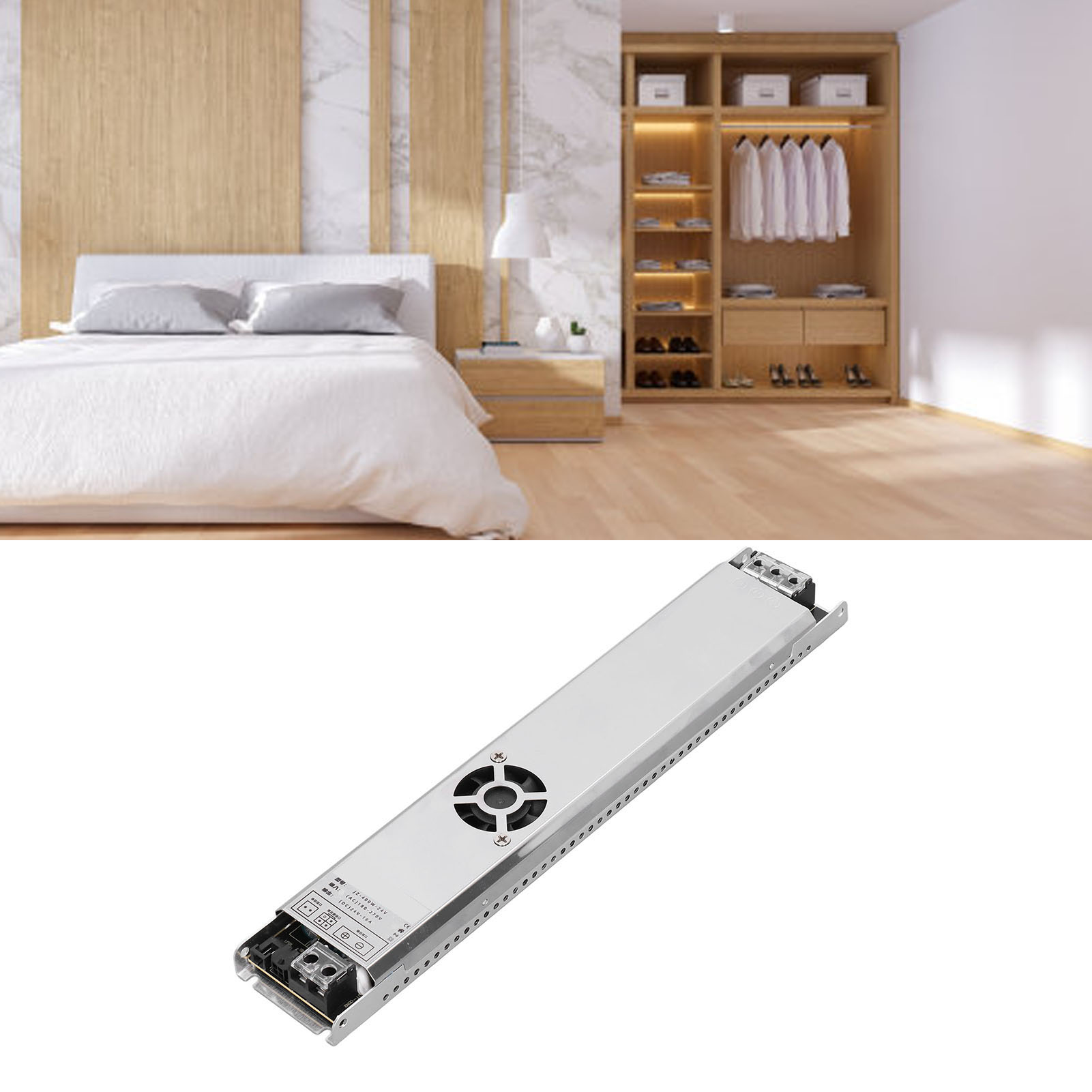 Einfaches Intelligentes 400-w-netzteil Mit Sensorsteuerung Für Led-leuchtkästen, Schränke Und Intelligente Hausstromversorgung (24 V 400 W)