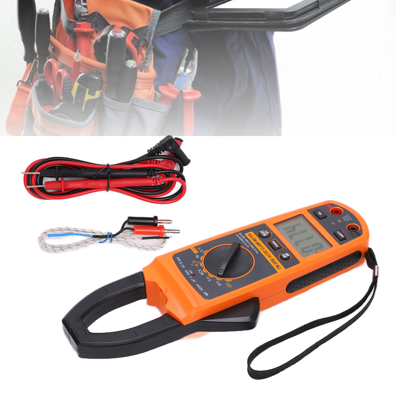 Cm-2056 1000a Vollautomatisches Digitales Zangenamperemeter Multifunktions-ac/dc-zangenmultimeter