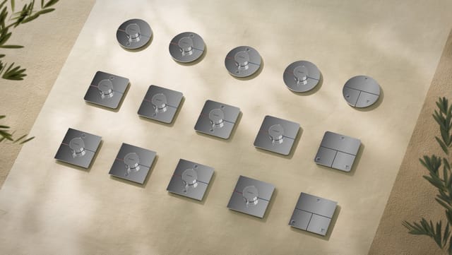 ShowerSelect Comfort - Unterputz-Thermostatarmatur für 2 Verbraucher, Chrom 15572000 - Hansgrohe