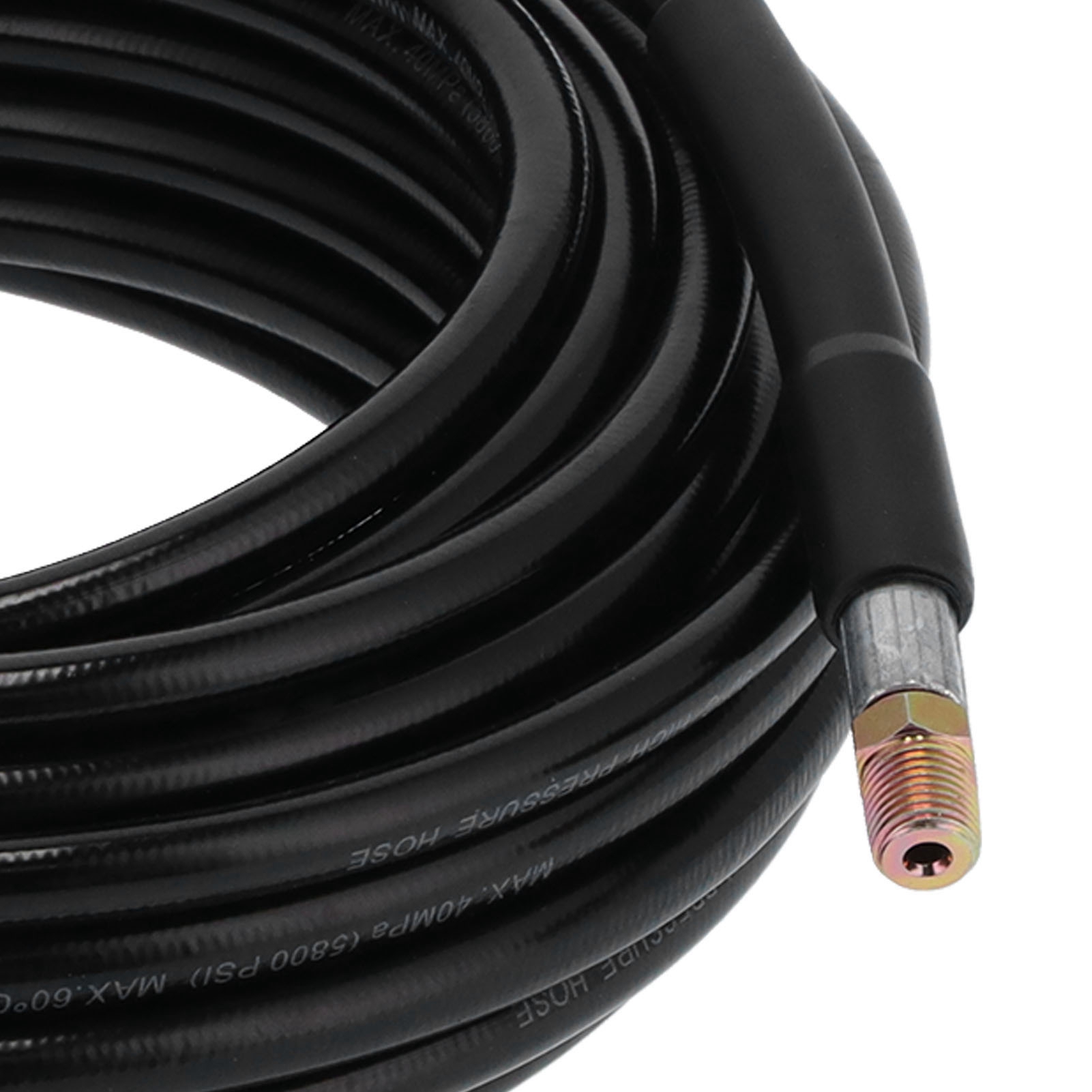 Rohrreinigungsset Für Hochdruckreiniger: 30 M Schlauch, 1/4" Npt-gewinde, Drehknopfdüse, Düsendurchmesser 4,0 Und 4,5, Druck 5800 Psi.