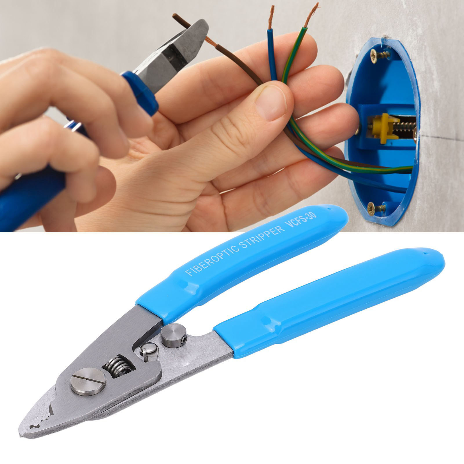 Vcfs-30 Glasfaser-abisolierer Aus Edelstahl, Dreihand-glasfaser-abisolierer, Glasfaser-abisolierer, Beschichtungsabisolierer
