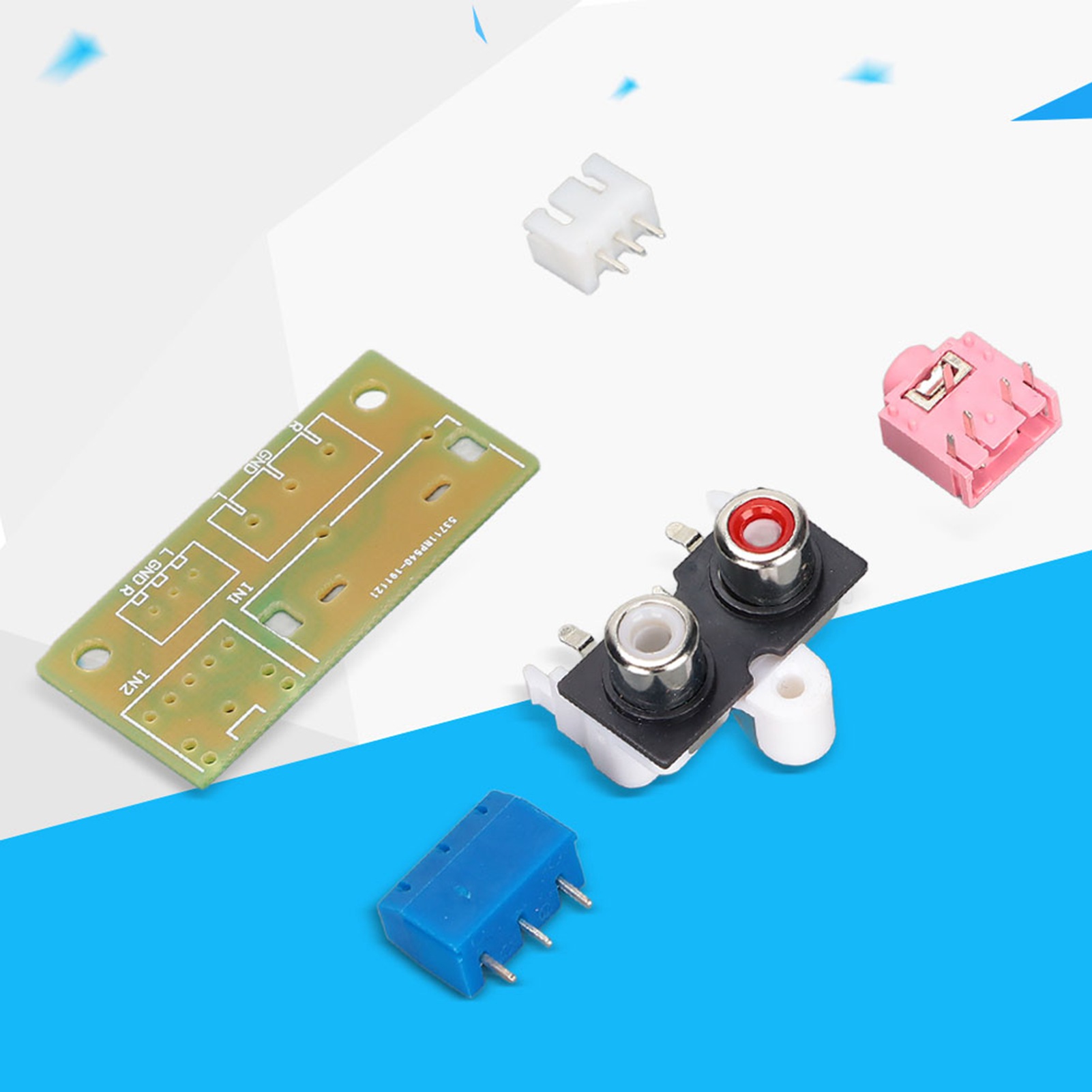 Anschlussblock Für Audio-ein-/ausgangsadapter Für Leiterplatten Mit Stecker Und 3,5-mm-klinkenbuchse
