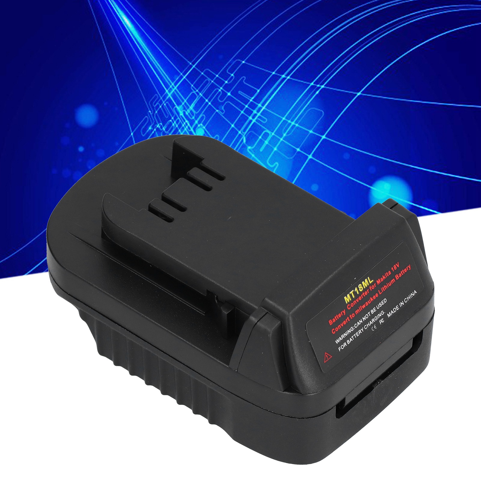 Mt18ml Akkuadapter Für Makita 18v Elektrowerkzeuge An Milwaukee Lithium-ionen-werkzeuge