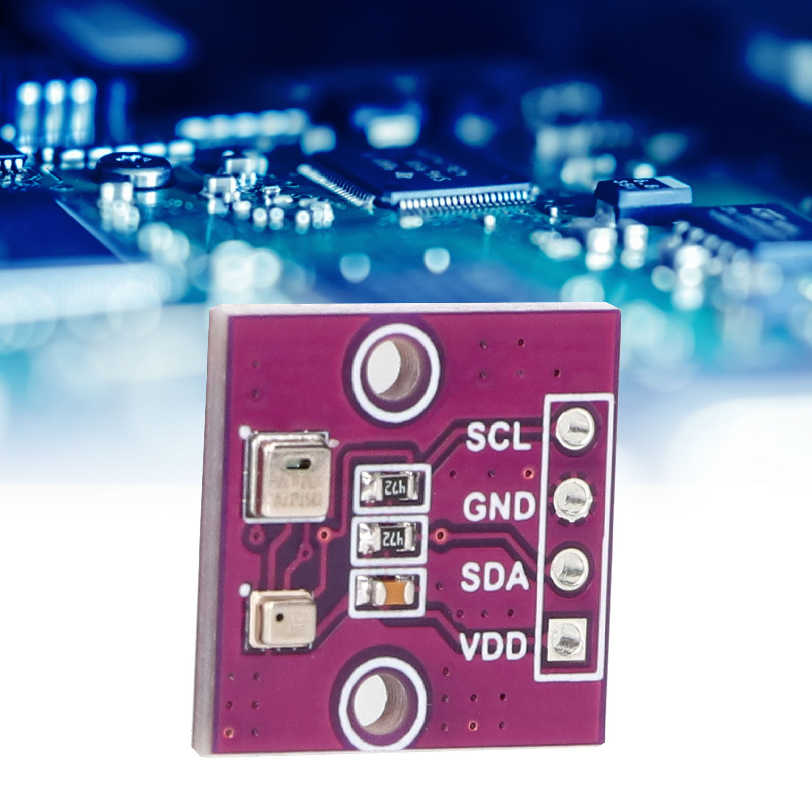 Aht20+bmp280 Temperatur-, Feuchtigkeits- Und Luftdruckmodul: Hochpräziser Digitaler Sensor Für Temperatur, Feuchtigkeit Und Luftdruck Mit Grove 4p Testkabelanschluss Und I2c-hauptausgang.