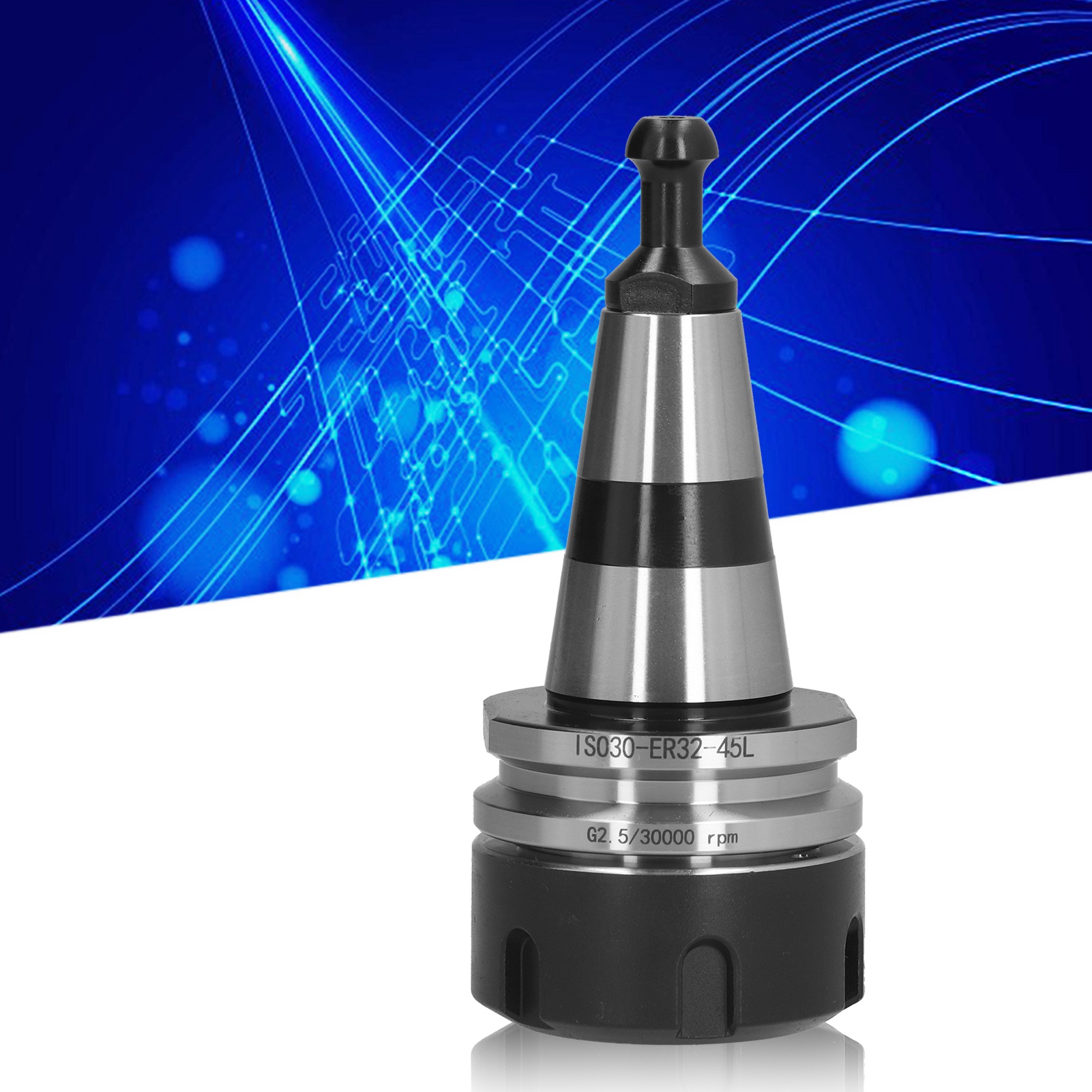 Ausgewuchtetes Iso30 Er32-45l G2.5 30000rpm Spannfutter Für Cnc-fräsmaschinen, Aus Edelstahl Mit Befestigungsnieten.
