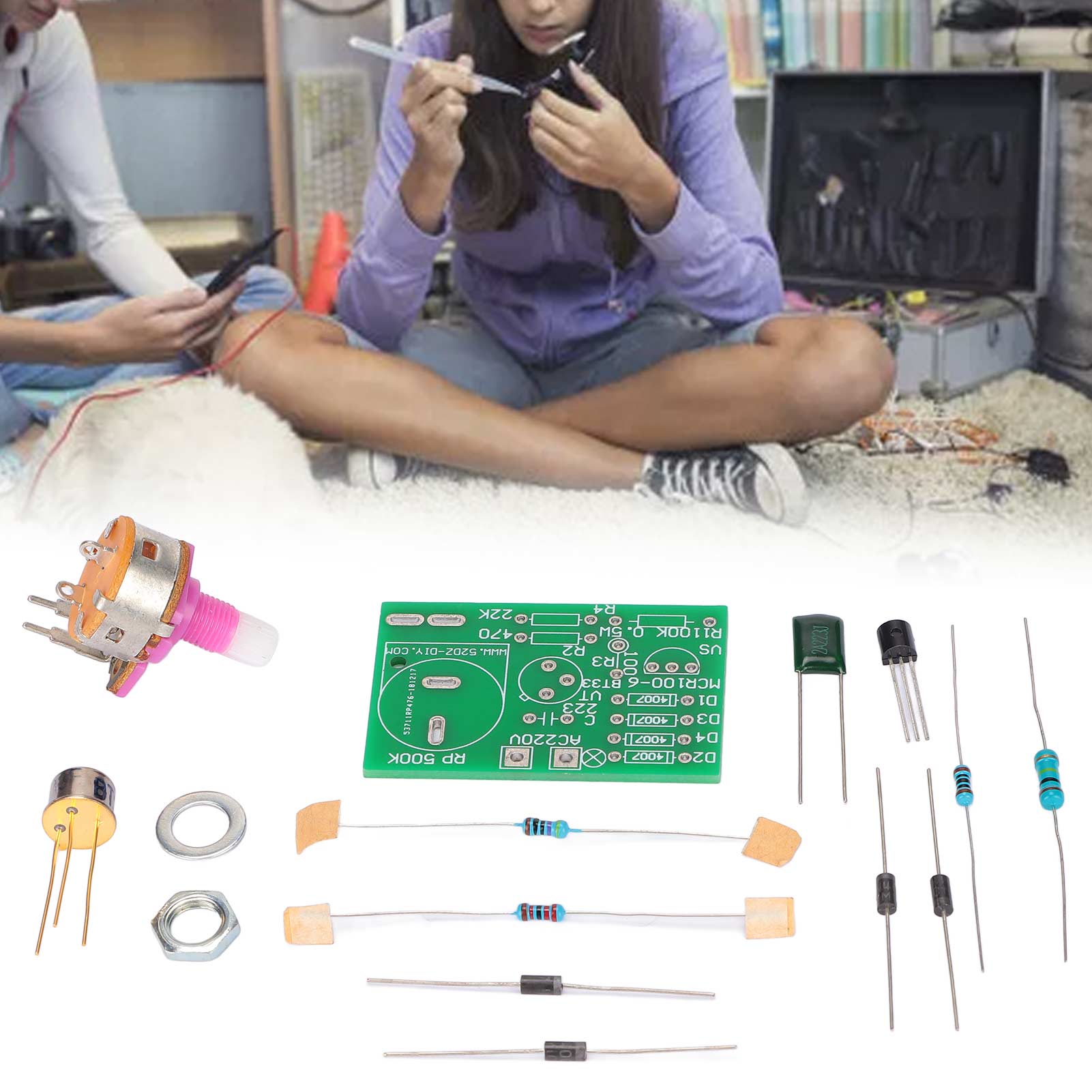 Bt33-transistor-tischlampen-dimmschaltungs-kit – Elektronik-bastelset