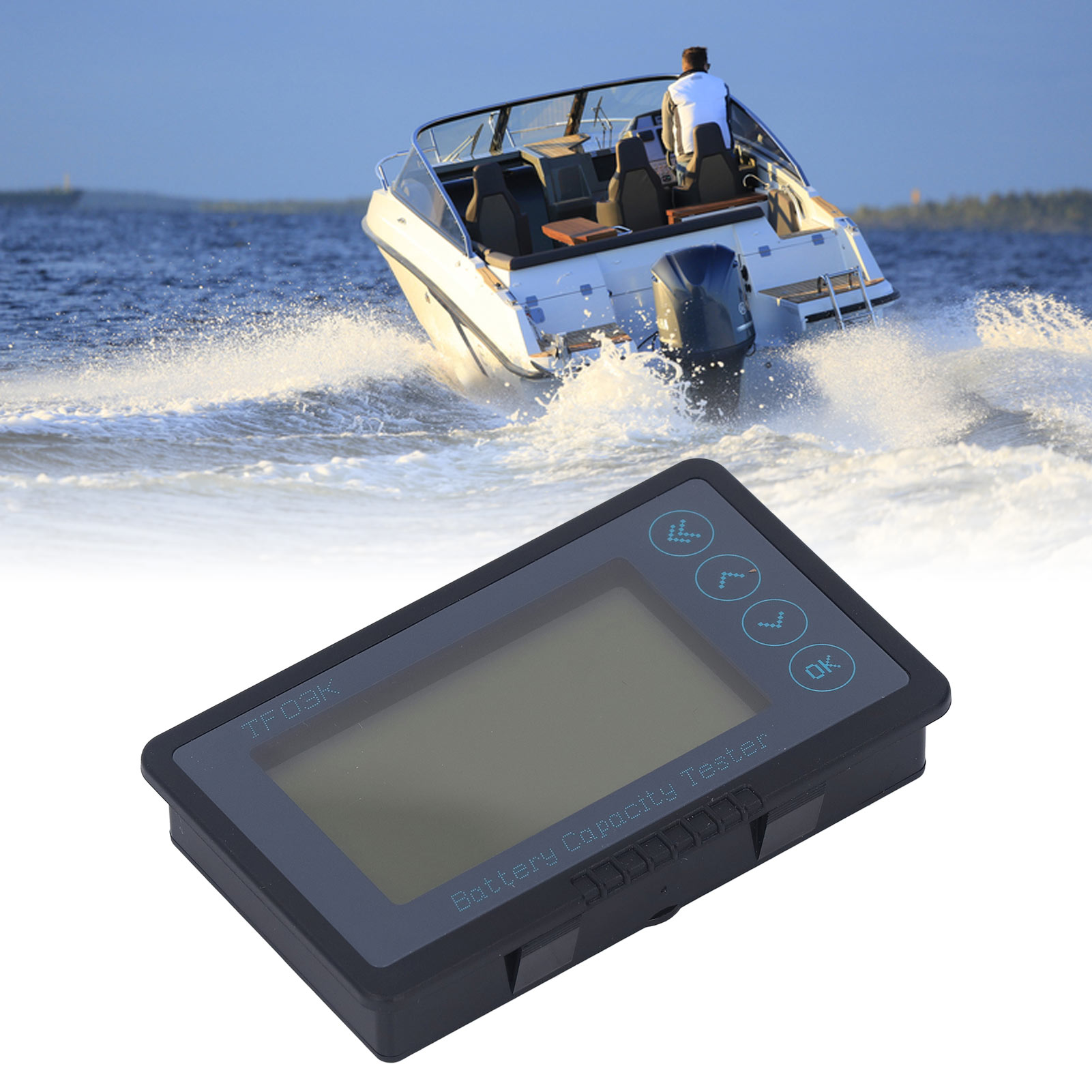 Tf03k Coulomb-meter Mit Lithium-batteriekapazitätsanzeige, Spannung 8–120 V