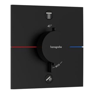 Fms ShowerSelect Comfort e Thermostat, up mattschwarz
