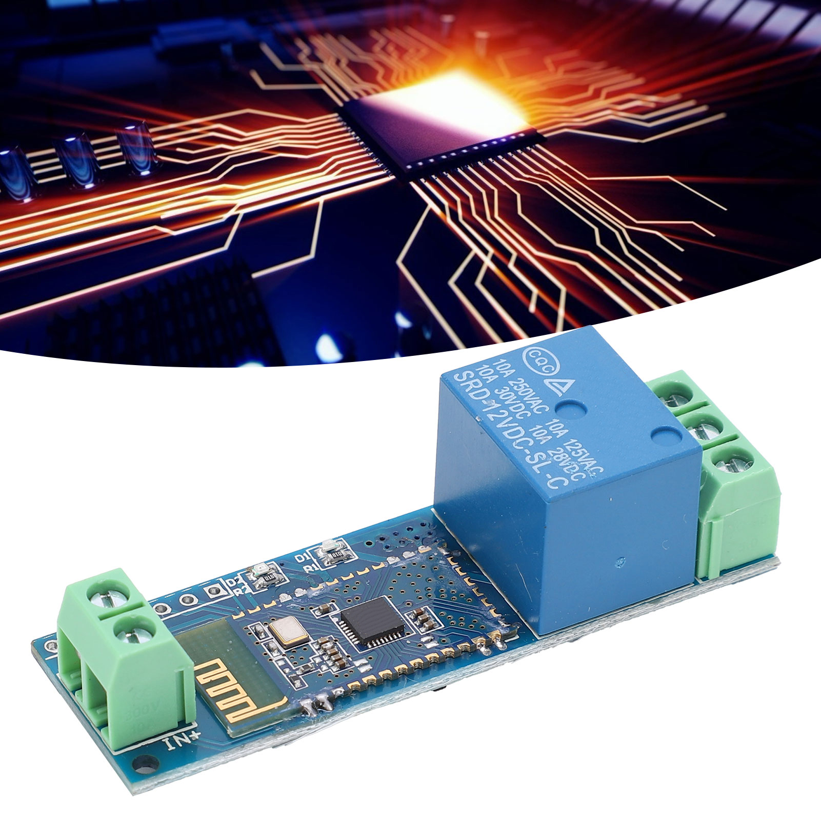 Bluetooth-relais, Bluetooth-fernbedienungsschalter Für Android-telefone, Bluetooth-iot-modul, 12-v-relaismodul