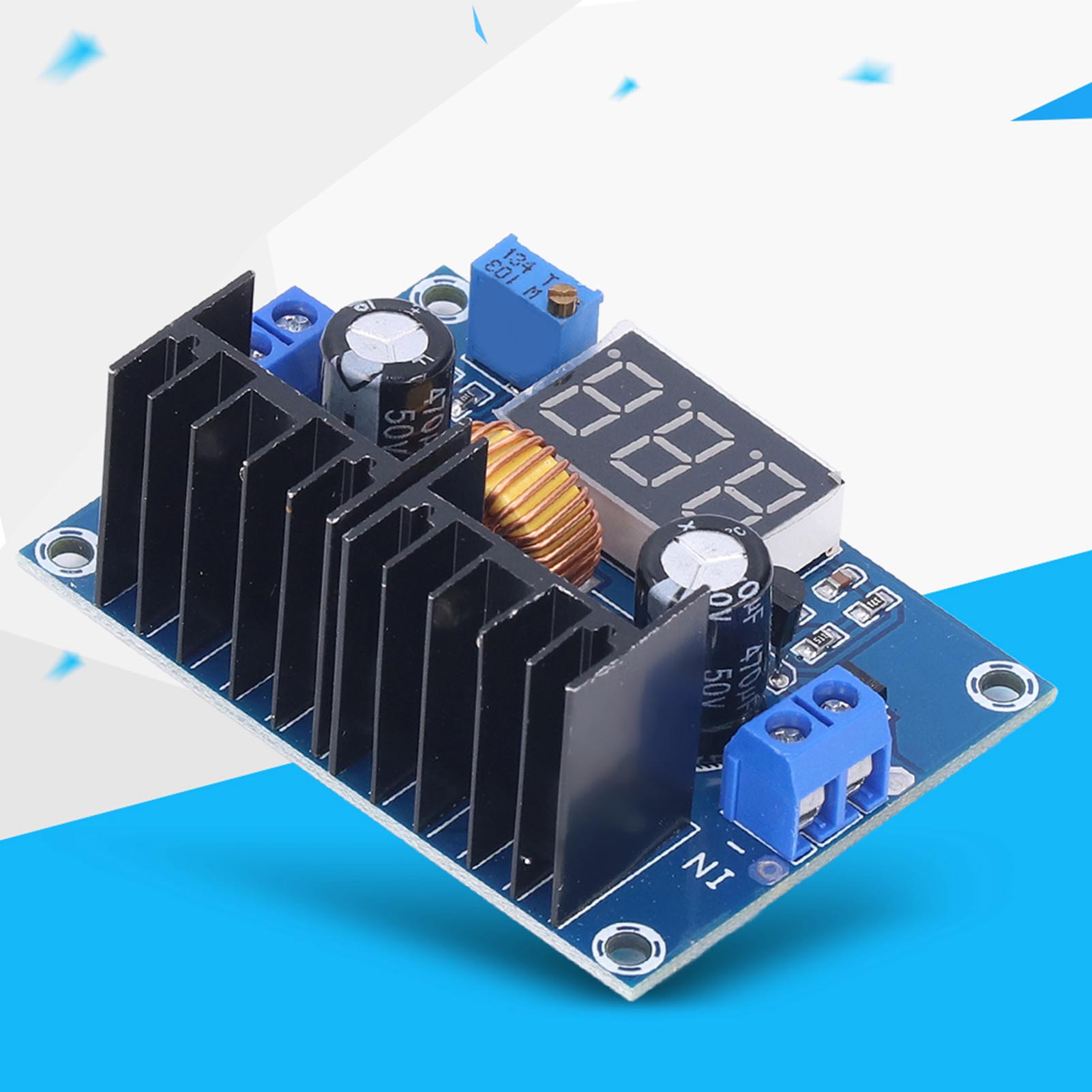 Hochleistungs-/8-a-dc/dc-abwärtswandlermodul Xl4016e1 Mit Spannungsregler/display/dc-spannungsregelungsplatine