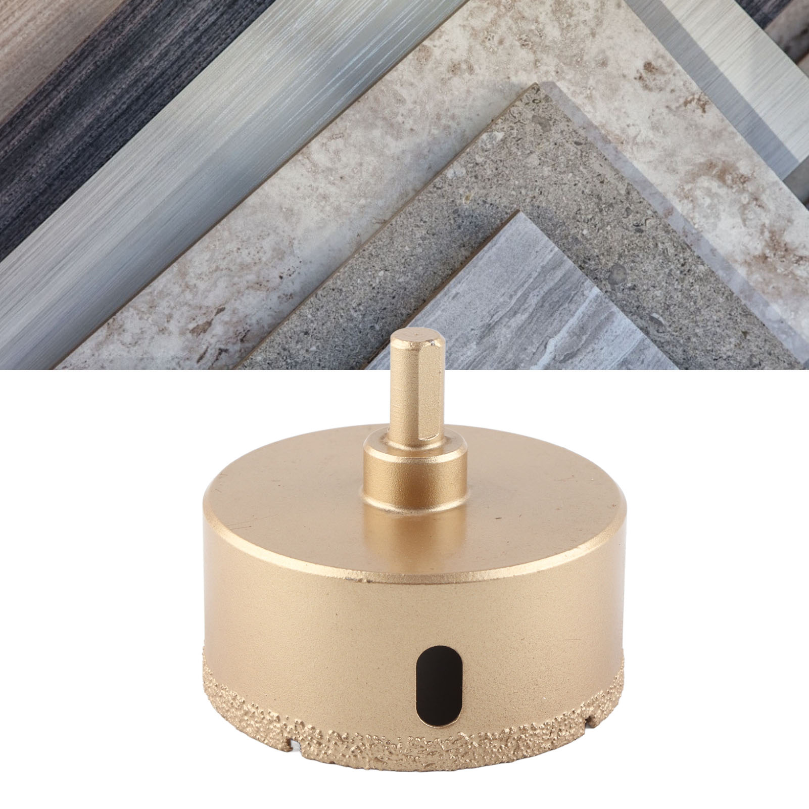 Diamantbohrer 42-75 Mm, Dreikantschaftbohrer, Hochleistungs-lochsäge Für Glas/fliesen/granit/marmor/porzellan (75 Mm).