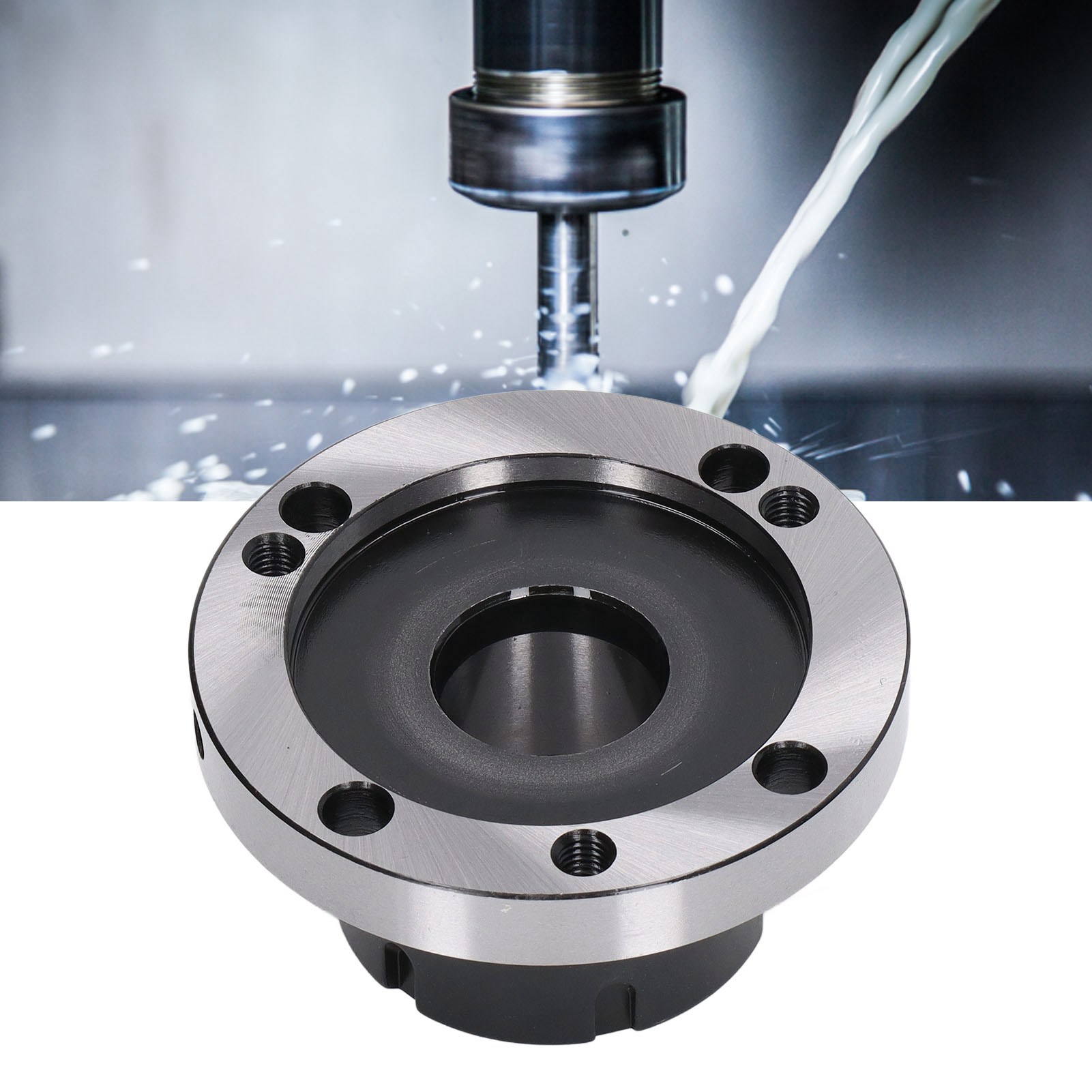 Er40 Spannzangenfutter, 100 Mm Durchmesser X 42 Mm Höhe, Geeignet Für Cnc-fräsmaschinen, Drehmaschinen Und Graviermaschinen.
