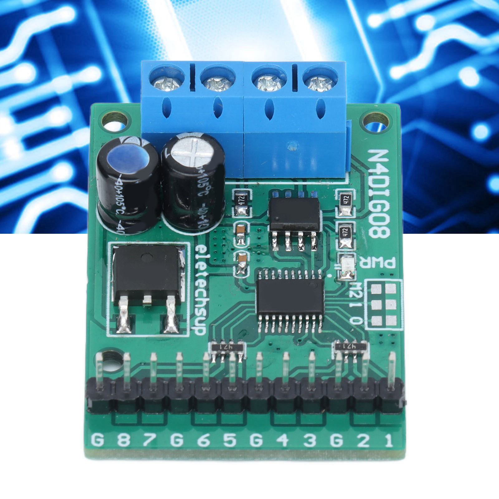 N4dig08 8-kanal Rs485 Ttl Ein-/ausgabemodul, Npn/pnp Digitales Geschaltetes Ein-/ausgabe-erfassungs- Und Steuermodul Mit Pins