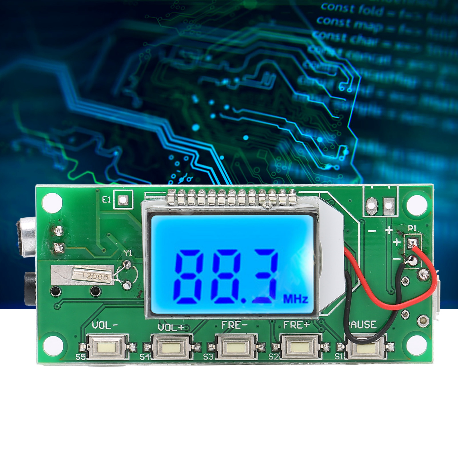 Fm-sendermodul 87-108 Mhz, Mini-digital-fm-radio.