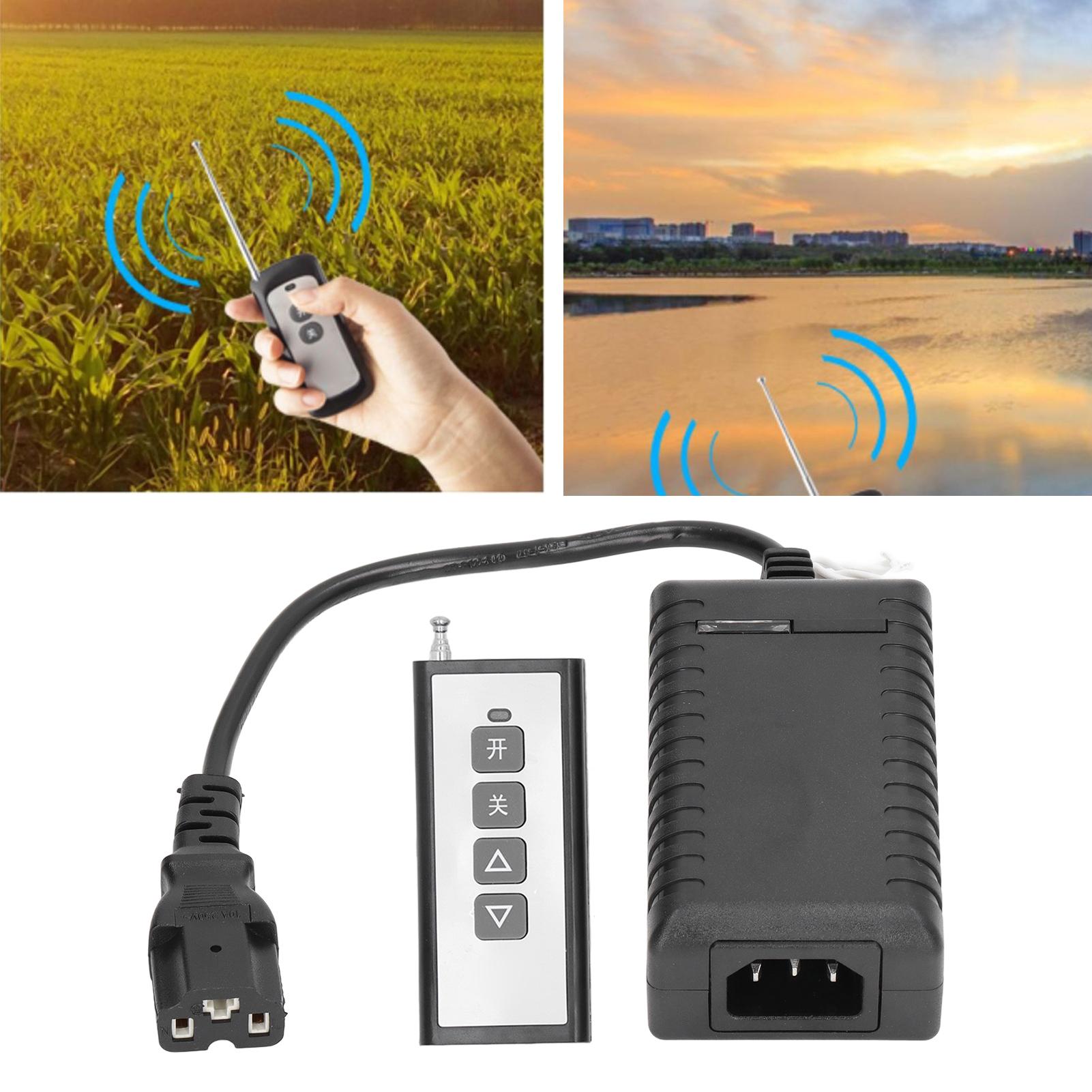 Drahtloser Fernbedienungsschalter, Dc 24v-72v, Sieben Einstellbare Geschwindigkeiten, Fernbedienungsreichweite Über 100m, Verwendet Zur Fernsteuerung Von Wasserpumpen In Elektrofahrzeugen.