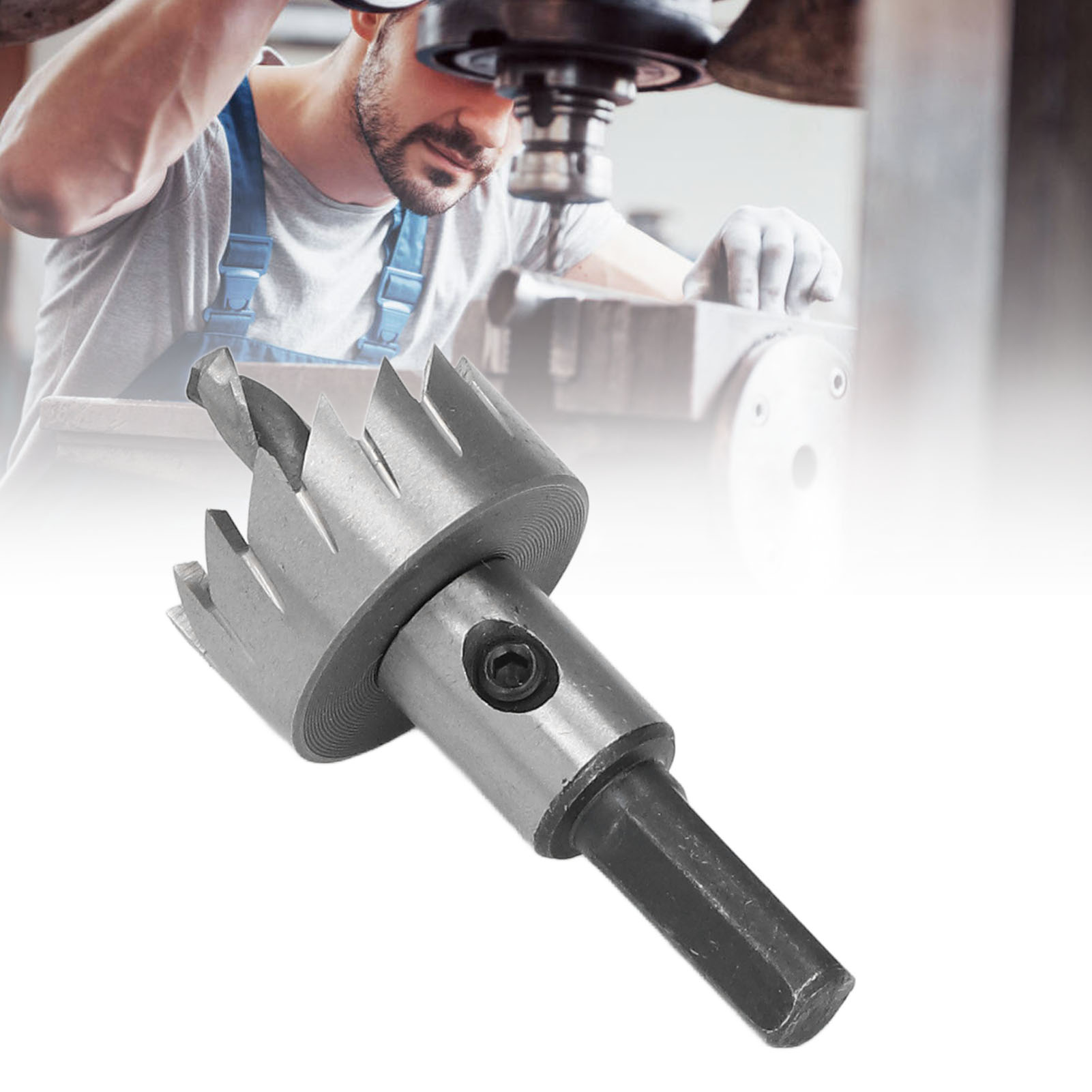 Lochsäge Für Holzbearbeitung, Lochaufweiter Für Metall, Bohrer Für 30 Mm Dicke Eisenplatten.