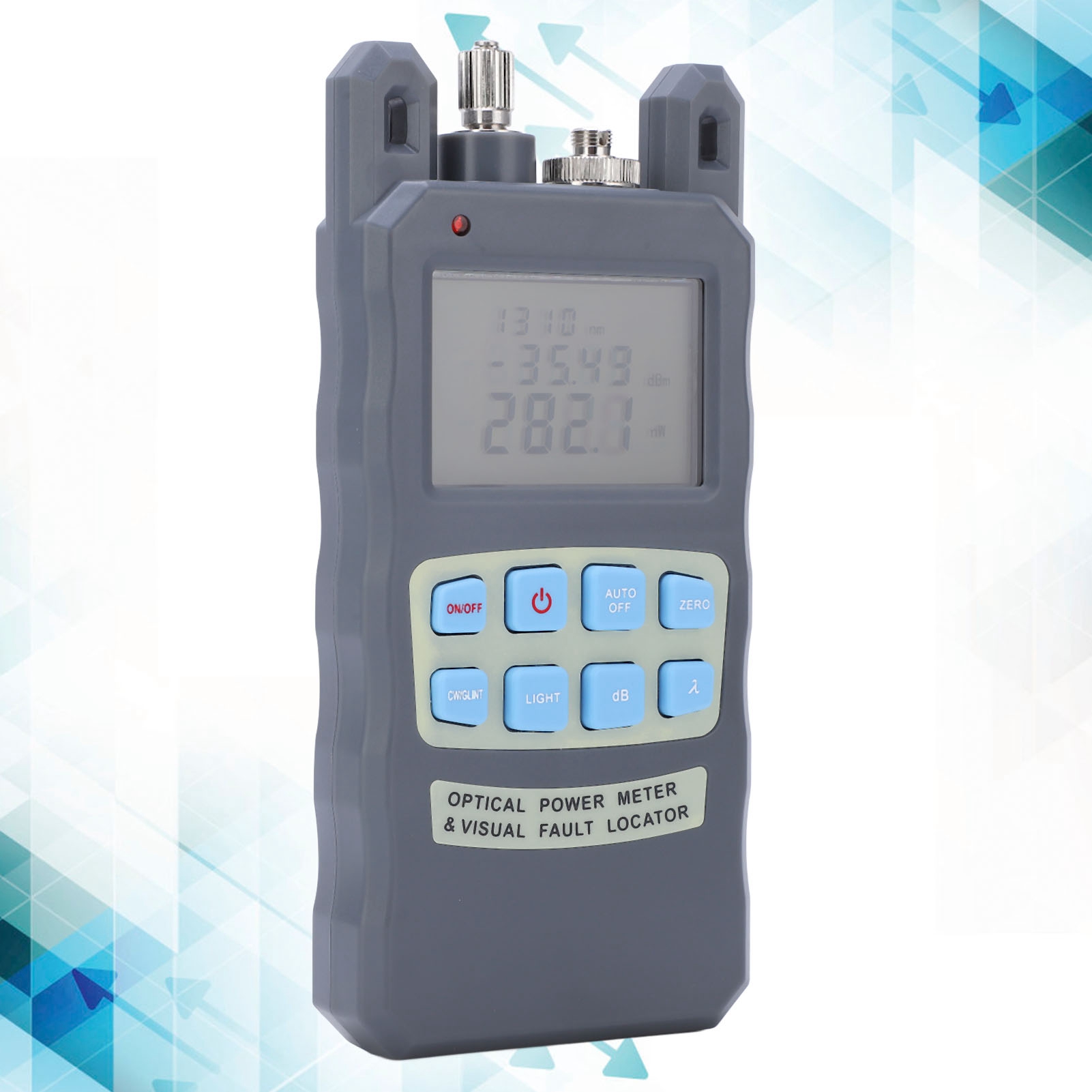 Dxp-30d Graues, Schlankes All-in-one-hochpräzisions-wattmeter Mit Roter Lichtquelle, Instrument Zur Erkennung Optischer Degradationsfehler, 10-mw-lichttransmissionsstift