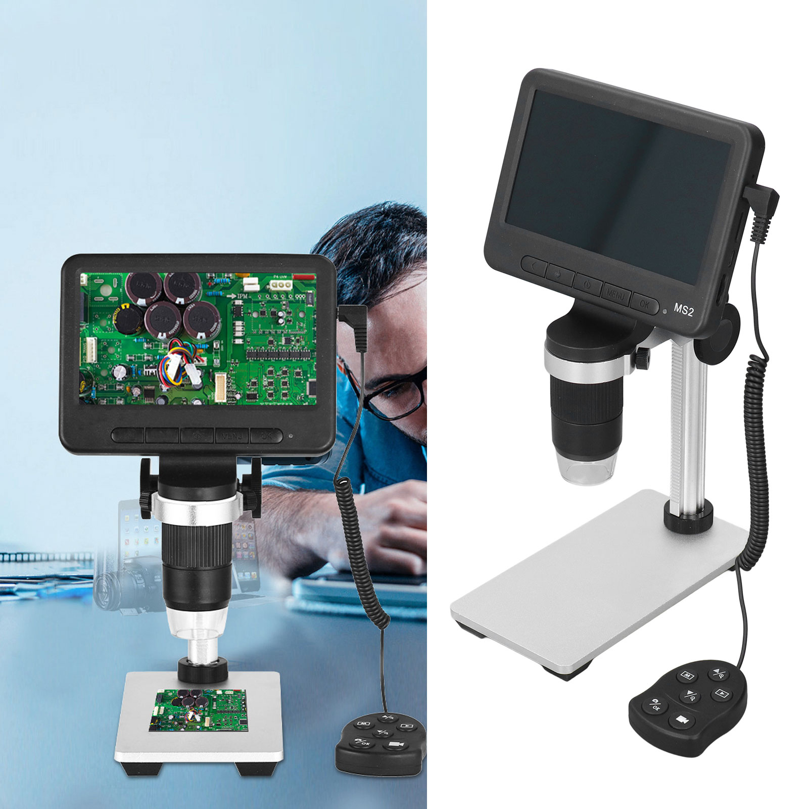 Digitales Mikroskop/digitale Lupe Mit 5-zoll-hd-bildschirm