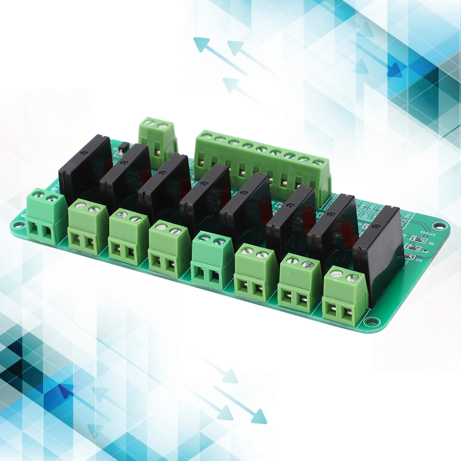 8-kanal-halbleiterrelaismodul, 5 V Dc, Halbleiterrelais Mit Sicherung.
