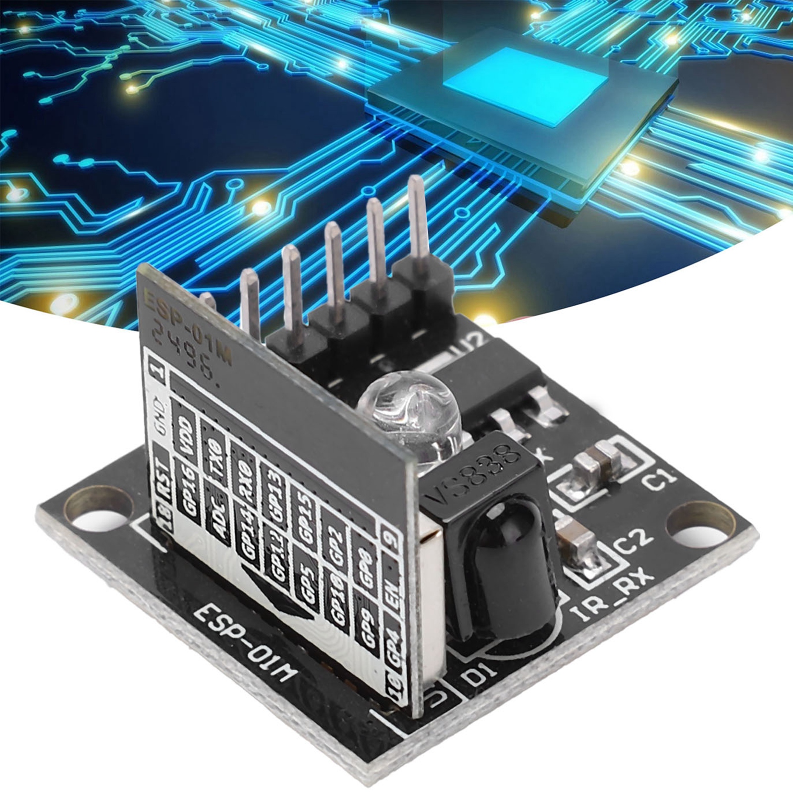 Lernplatine Zur Entwicklung Von Wlan-fernsteuerungsmodulen Mit Esp8285 Infrarot-empfänger/sender