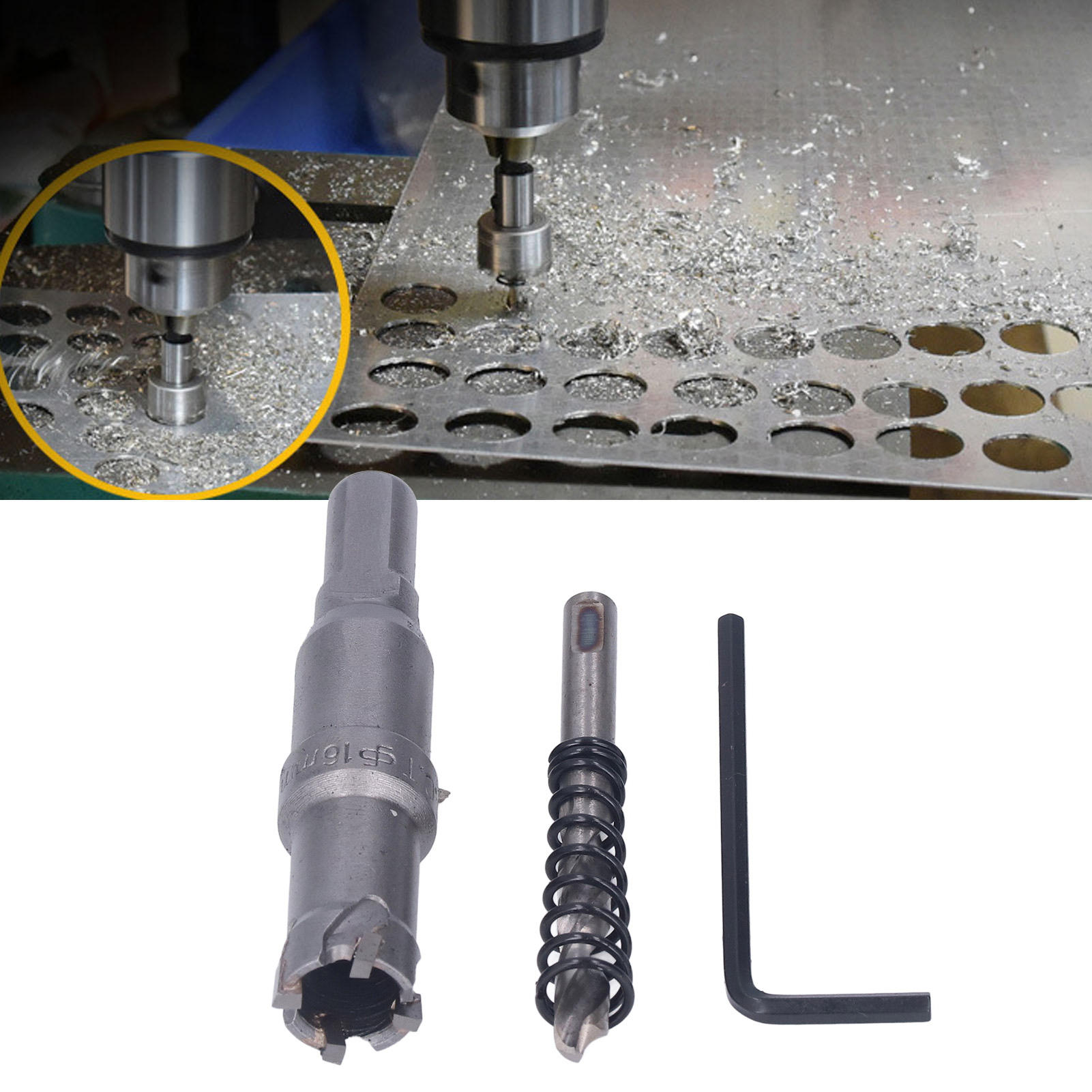 Hartmetall-lochsägebohrer, Bohrer Für 16 Mm Dickes Metall