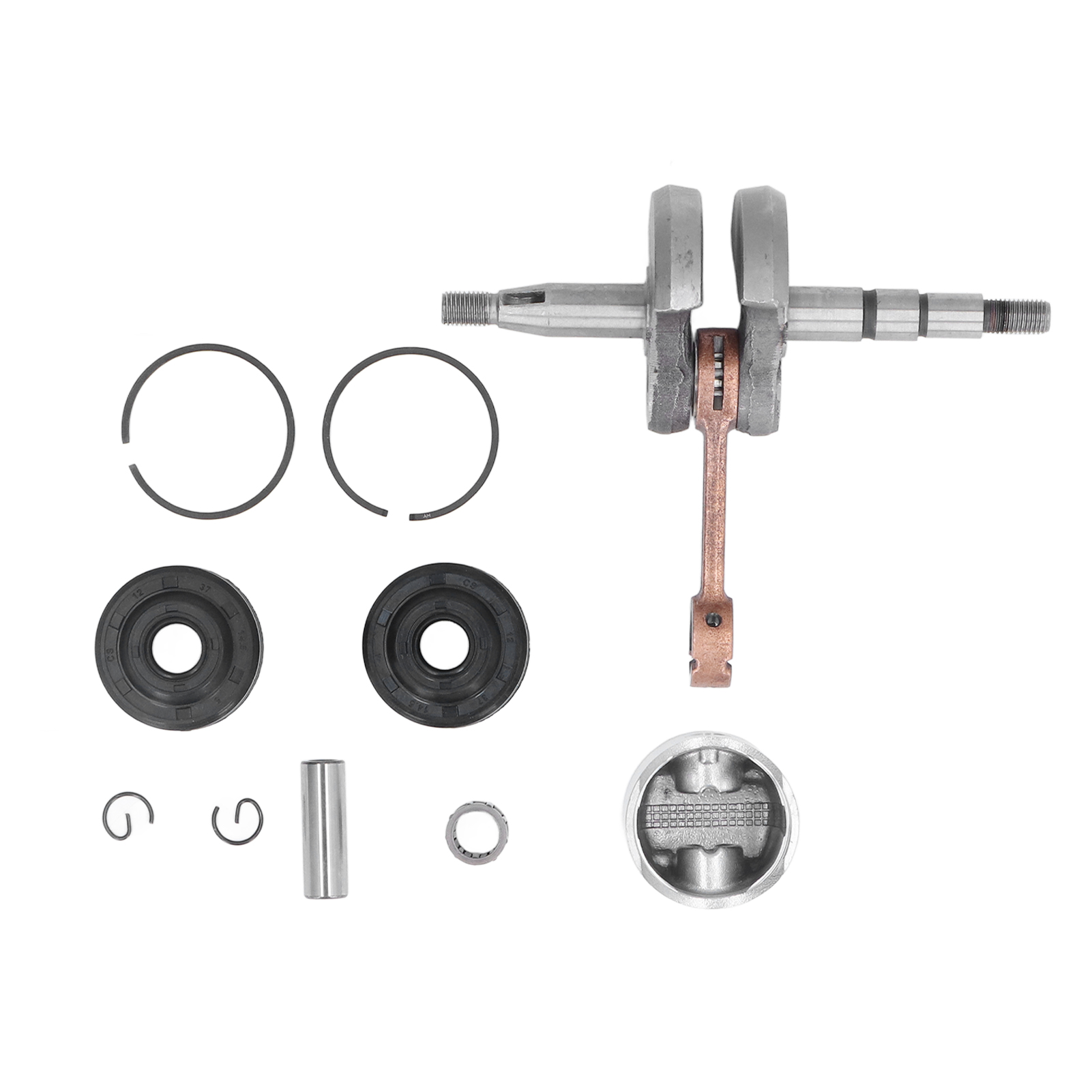 38-mm-kurbelwellen-kolbenlager-öldichtungssatz, Kompatibel Mit Husqvarna 136, 137, 141 Und 142 Kettensägen
