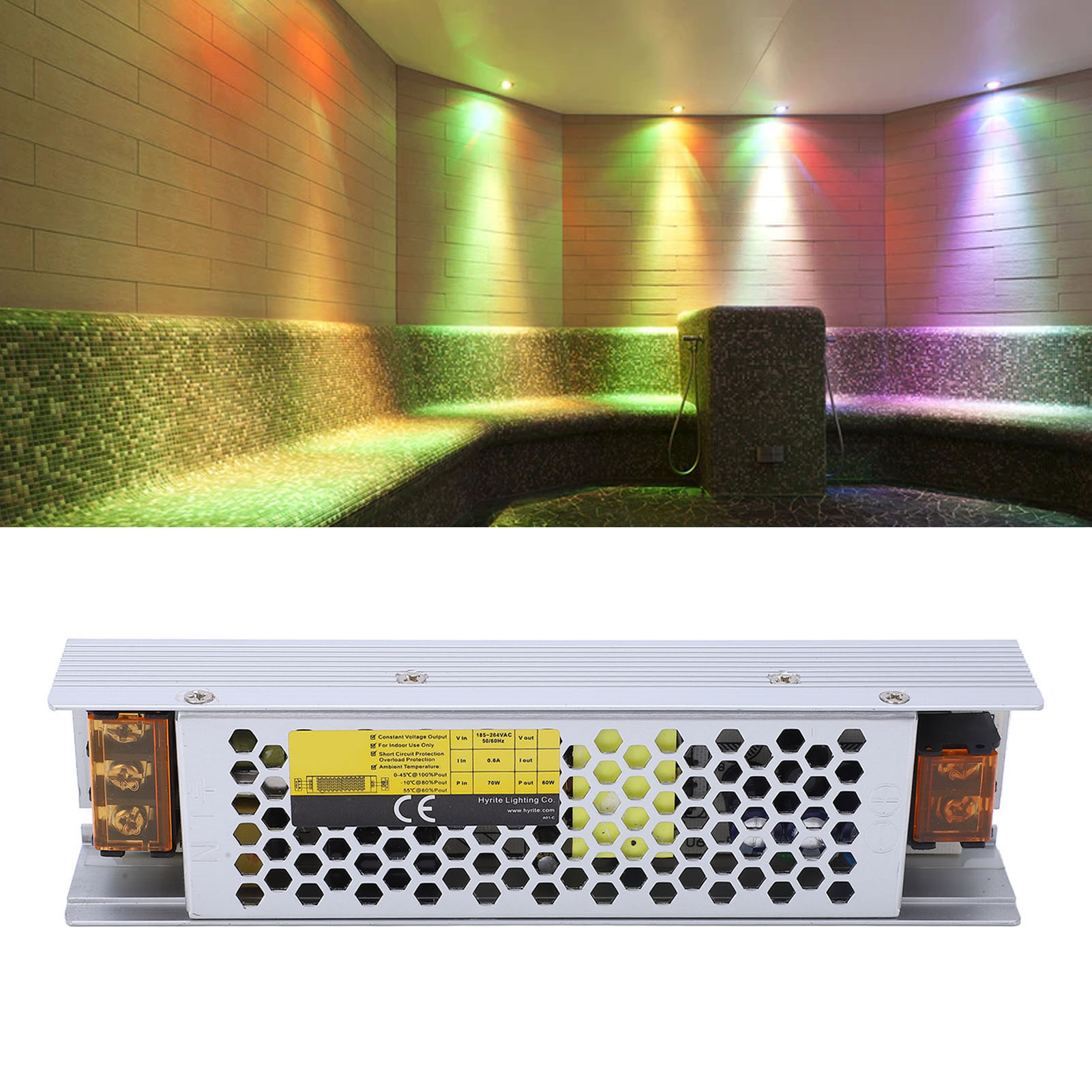 60w Led-netzteil Für Den Innenbereich, 185-264v Ac Led-schaltnetzteil, 24v Led-streifen-lichtbox-netzteil.