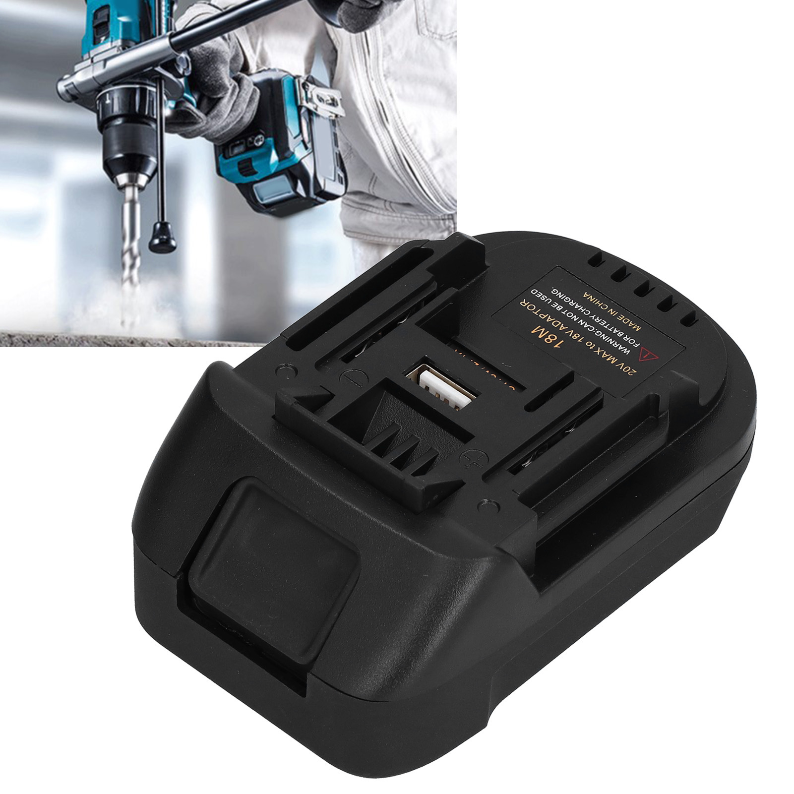 Der Akku-adapter Bps18m Für Elektrowerkzeuge Ist Kompatibel Mit 18-v-lithium-ionen-werkzeugen Von Black & Decker, Stanley Und Porter Für Makita.