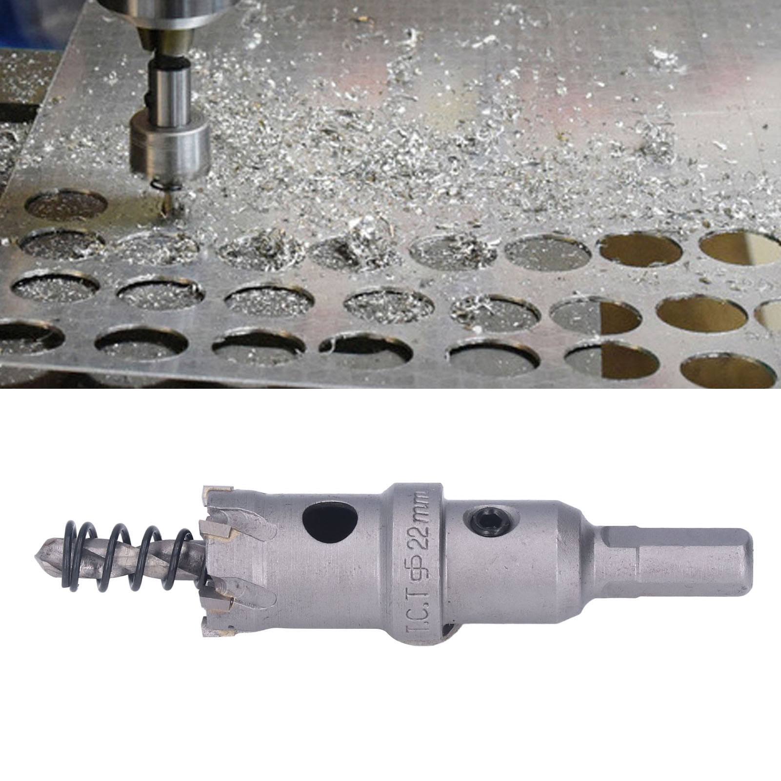 22-28 Mm Hartmetall-lochsägebohrer (tct) Für Dicke Metalle (22 Mm)