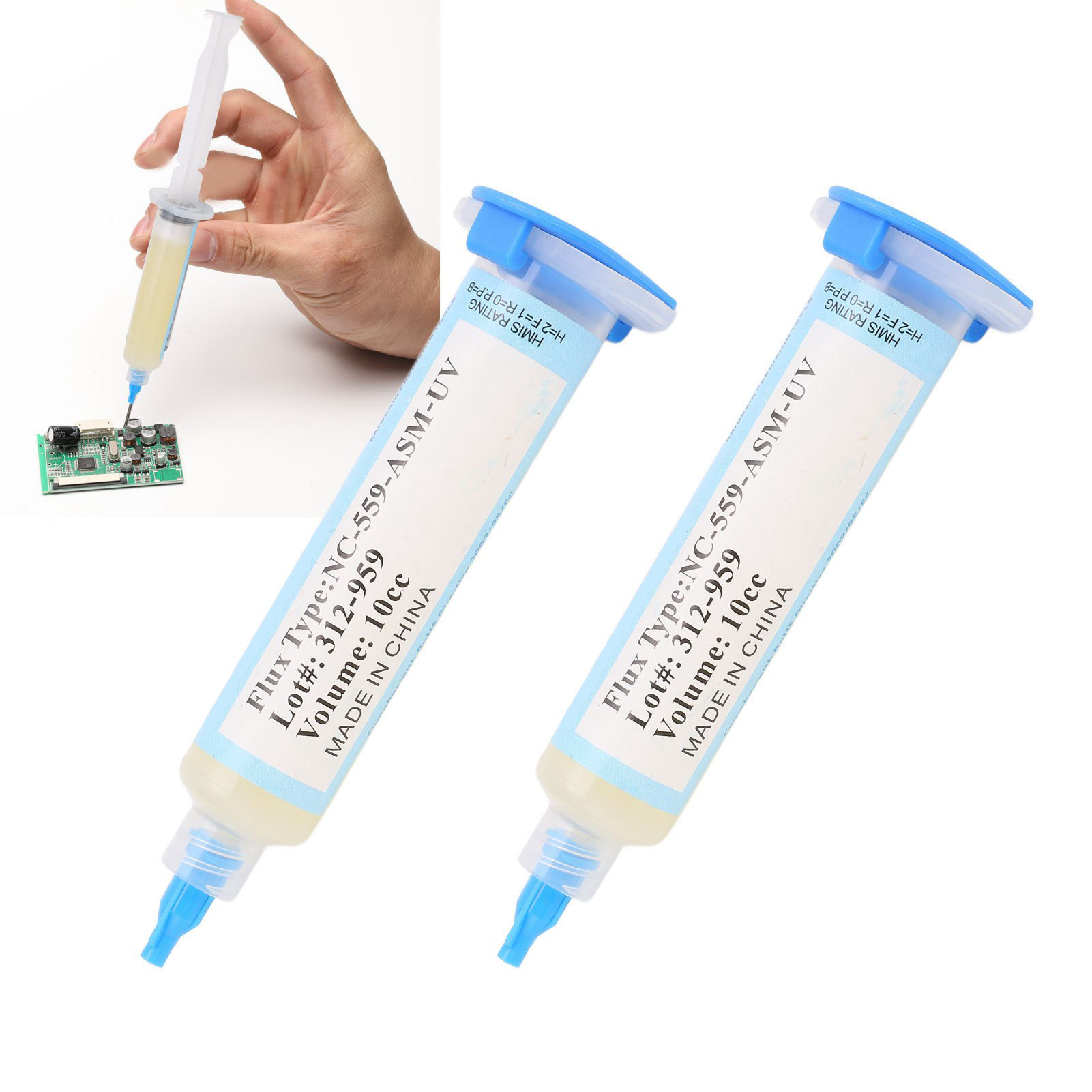 Nc-559-asm-uv Premium-flussmittel/lötpaste, Bga-lötflussmittel/ausbesserungslötpaste, Lötflussmittel In Spritzenpackungen (zwei Pro Packung)