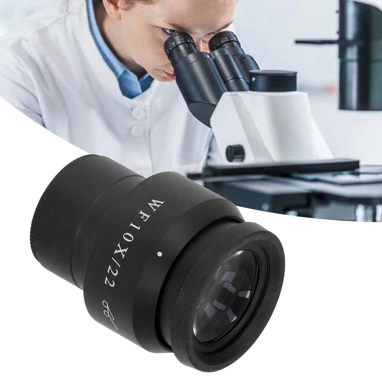 Labor-stereomikroskop-objektiv, Hoher Augenpunkt, Weitwinkelokular, Wf10x/22, Dioptrienverstellbares Weitwinkelokular, 30 Mm Schnittstelle.
