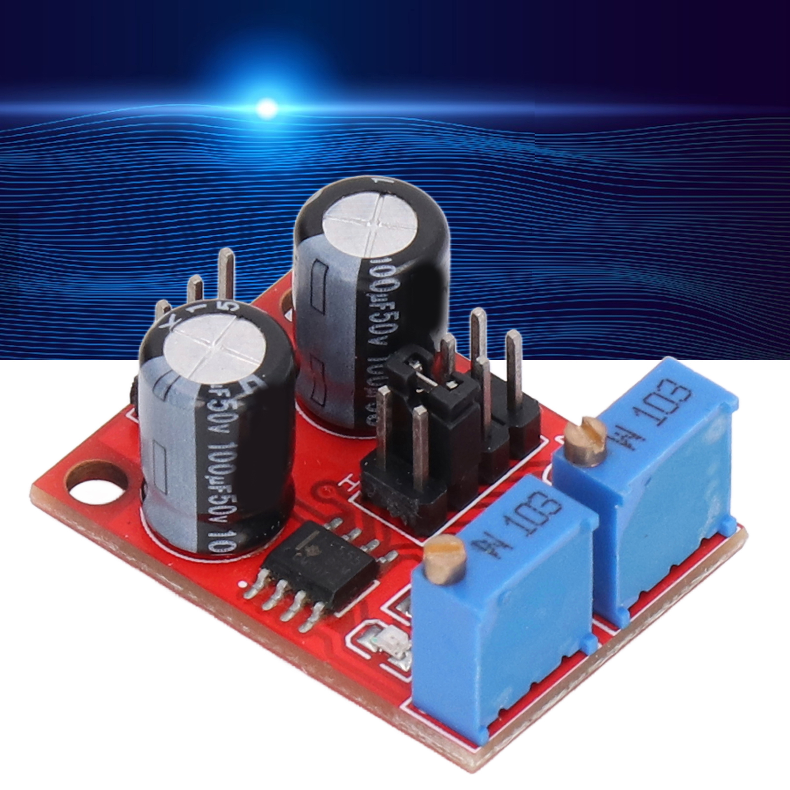 Ne555-modul Mit Einstellbarer Pulsfrequenz Und Tastverhältnis (5er-pack), Rechteck-/rechteckwellengenerator, Schrittmotortreiber